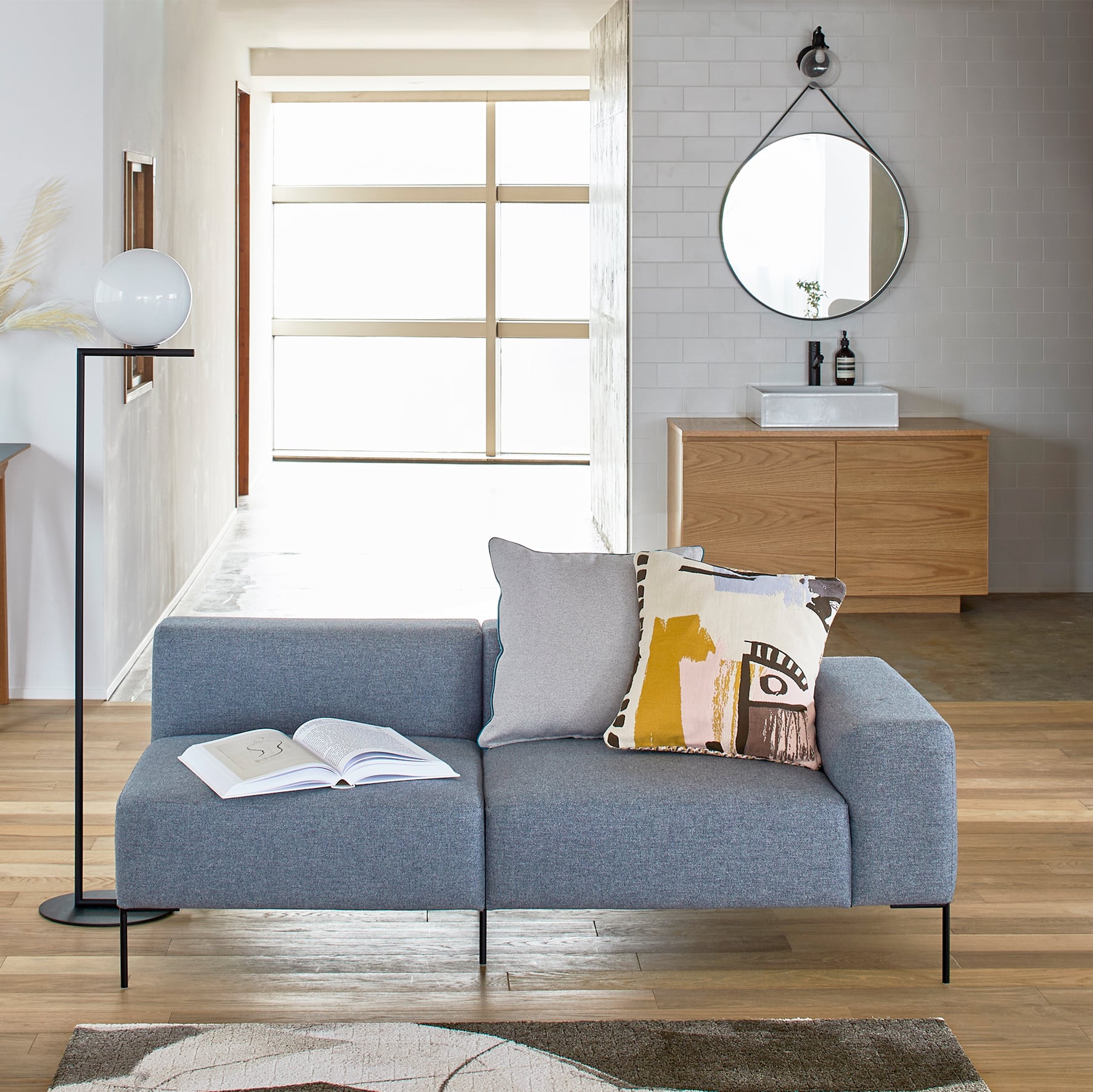 パイピング クッション カバー 