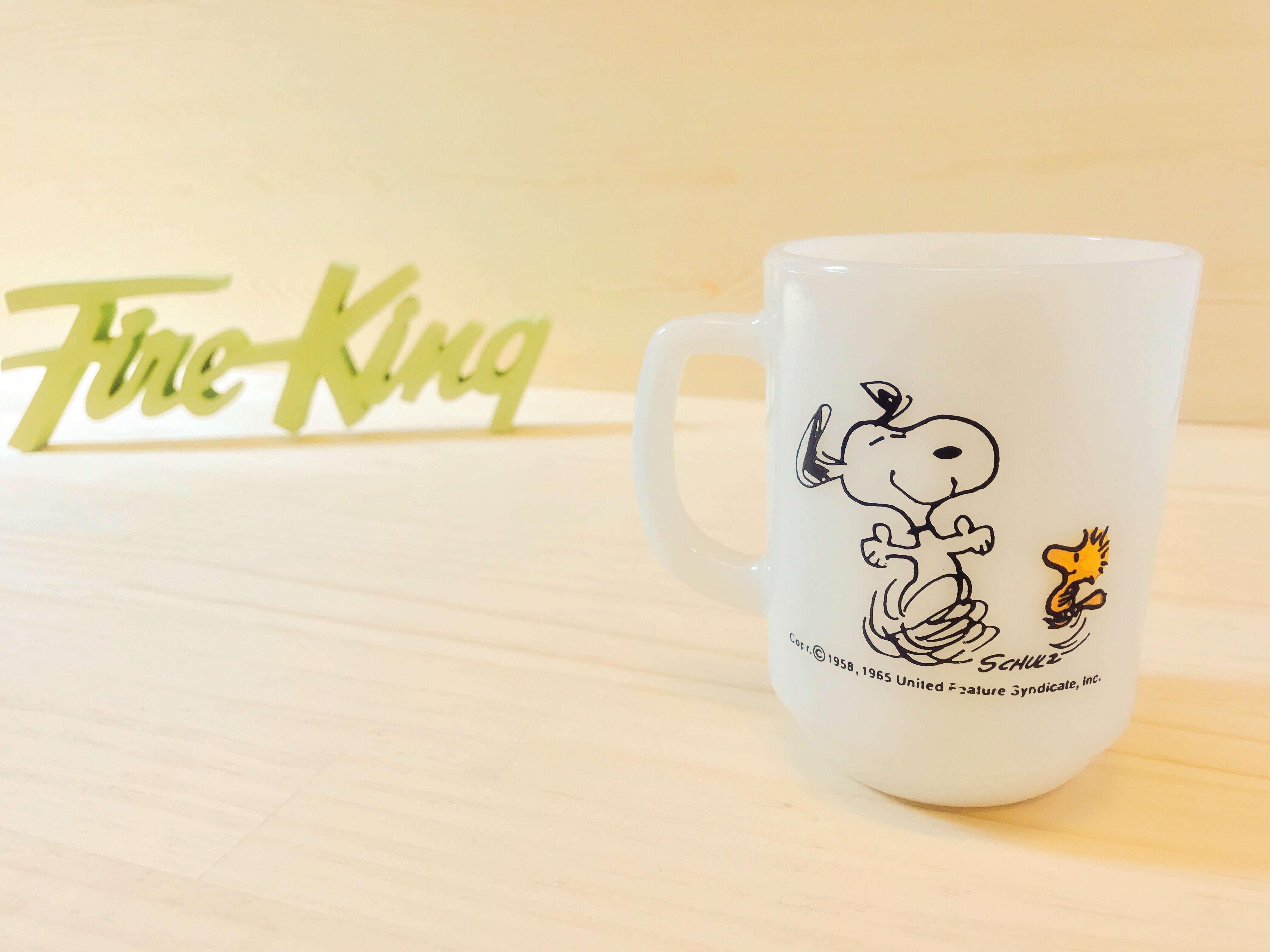 Fire King] スヌーピー 