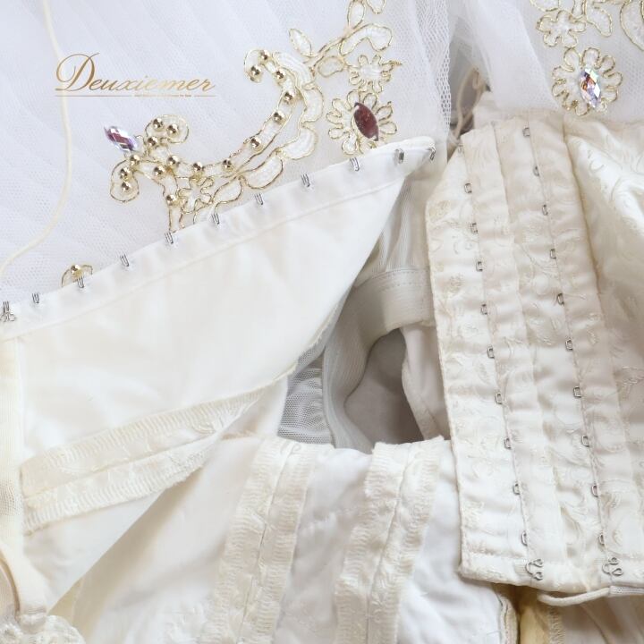 バレエ 衣装 チュチュ エトワール ドンキ 花嫁 白 金 コンクール 発表