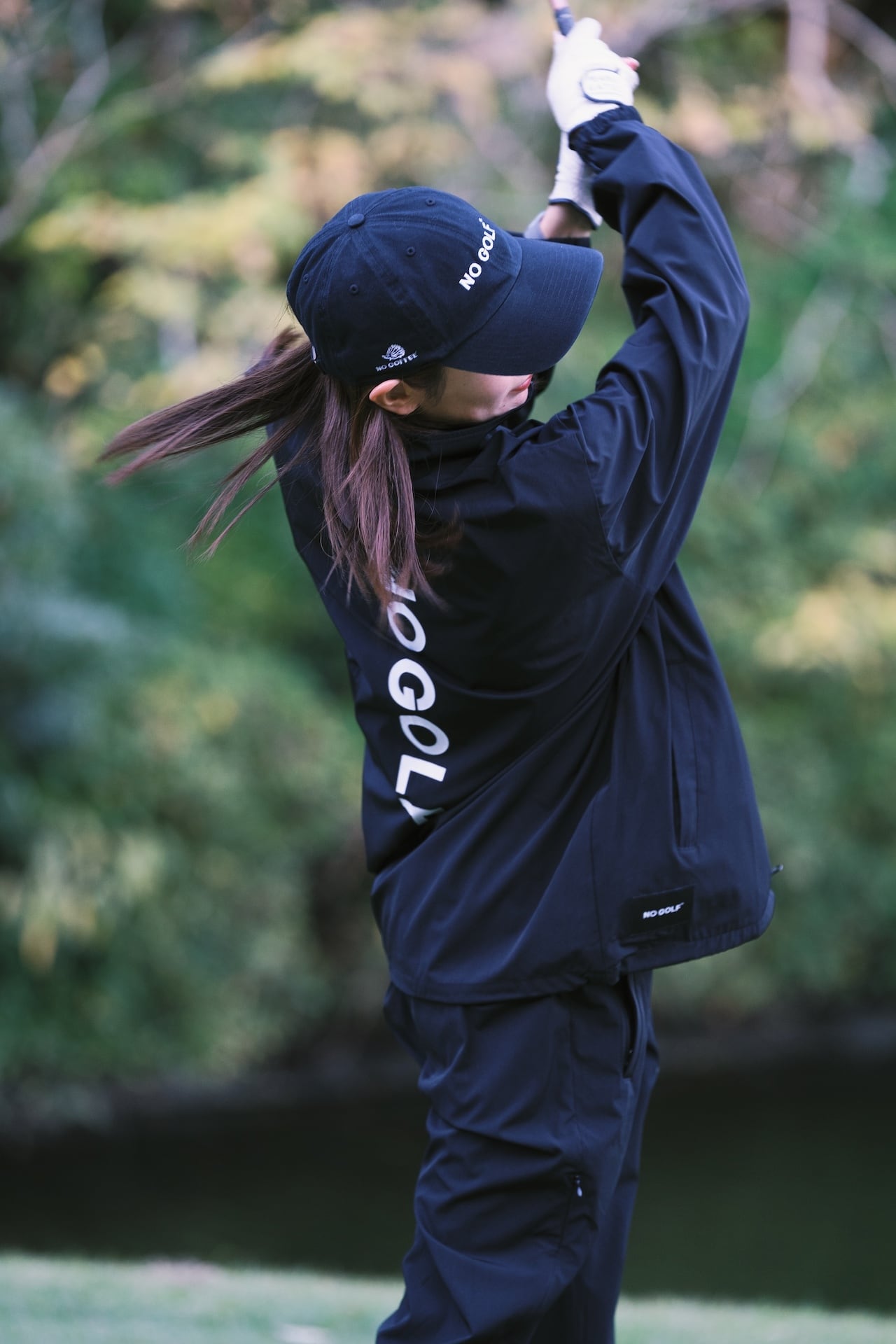 NO GOLF WINDBREAKER JACKET | NO COFFEE