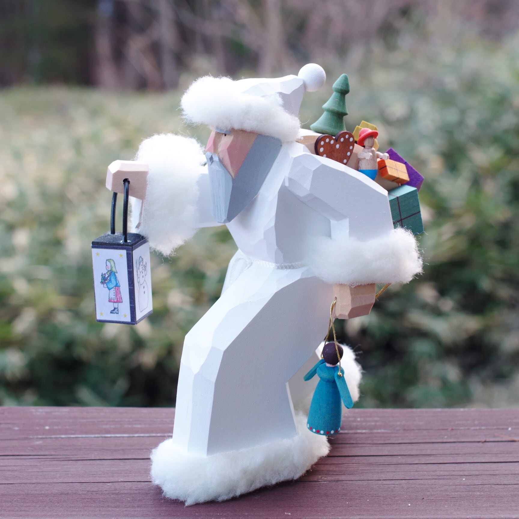 ベティーナフランケ ホワイトサンタ | 木のおもちゃ専門店 おもちゃ箱