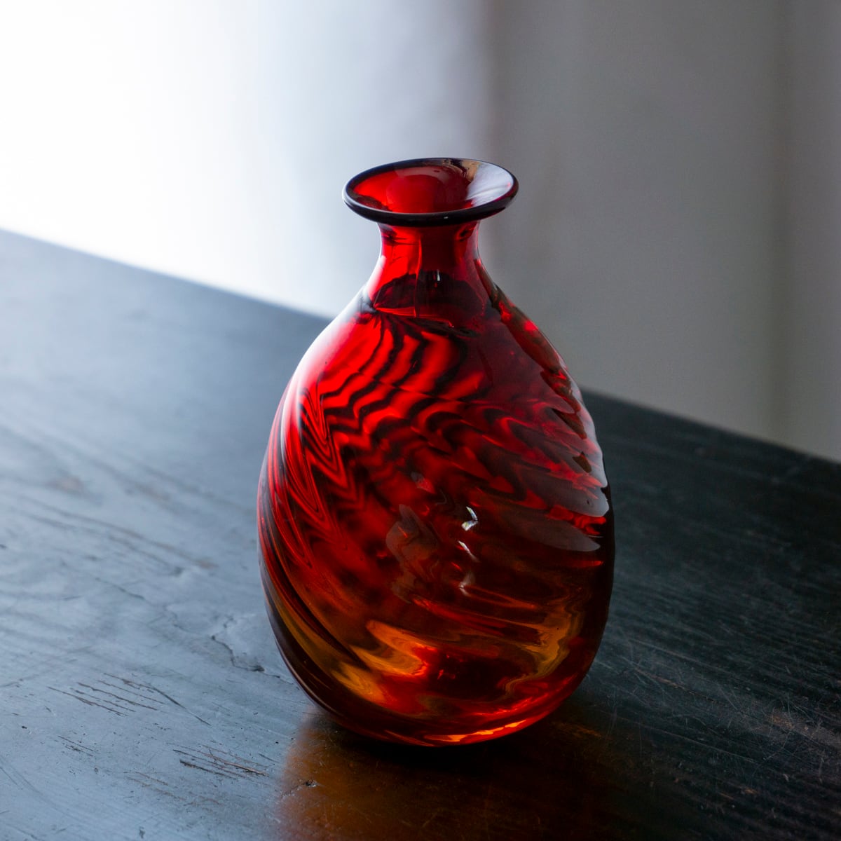 倉敷ガラス 徳利 赤 A | くらしのギャラリー杜の街グレース店