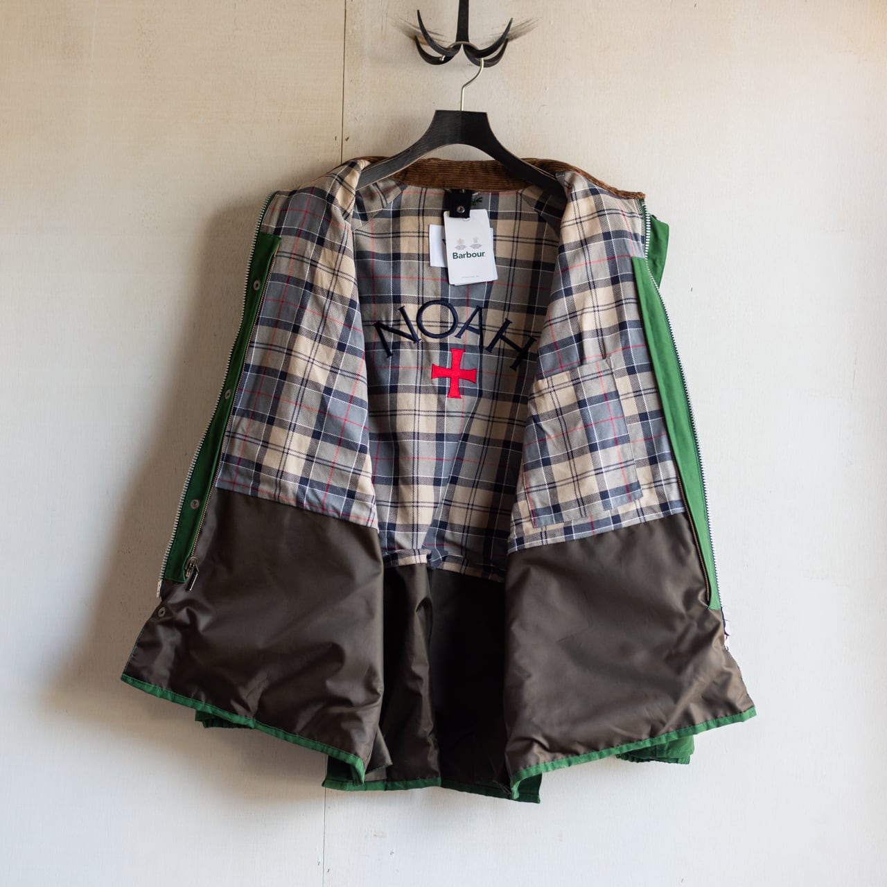 Barbour ＆ Noah Green Large @2000~ e2285c | British wax-jacket market