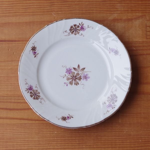 北欧 ヴィンテージ食器 アラビア アイボリー デザートプレート ケーキ