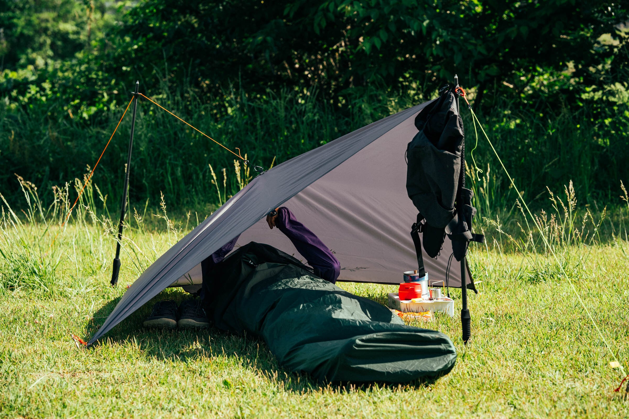 PB Tarp 5×5 Micro | JINDAIJI MOUNTAIN WORKS