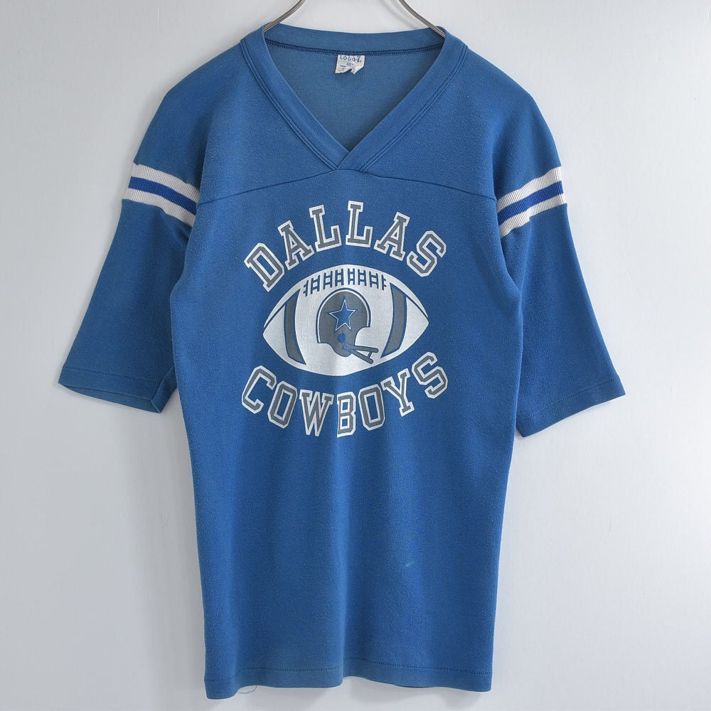 70s アメリカ製 LOGO-7 NFL ダラス・カウボーイズ フットボールTシャツ