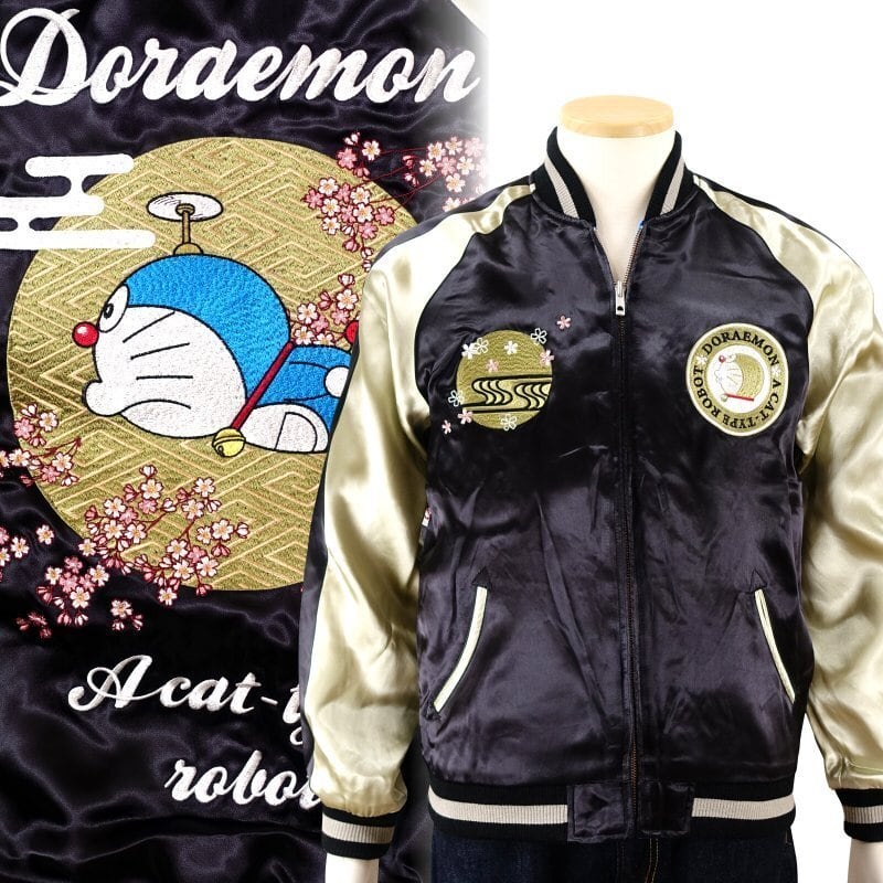 DORJ-008 ドラえもん刺繍スカジャン | io・琳派