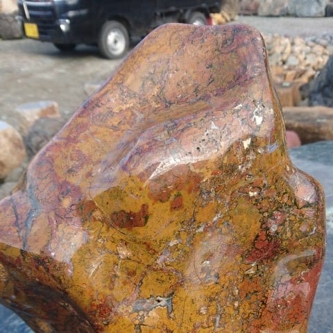 青森産 錦石21.4キロ 鑑賞石 原石 パワーストーン 鉱物 宝石 置物