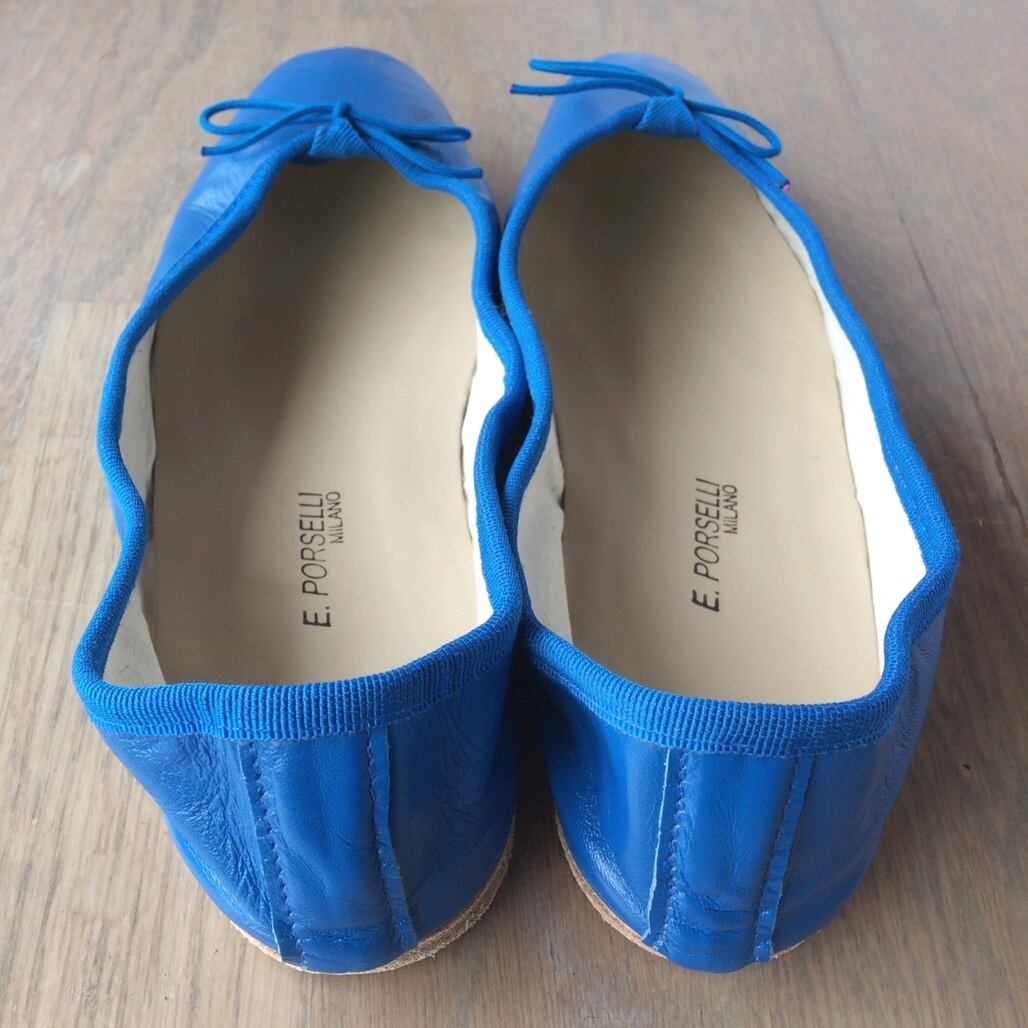 ポルセリ ブルー バレエシューズ No.38 Bluette | porsellina