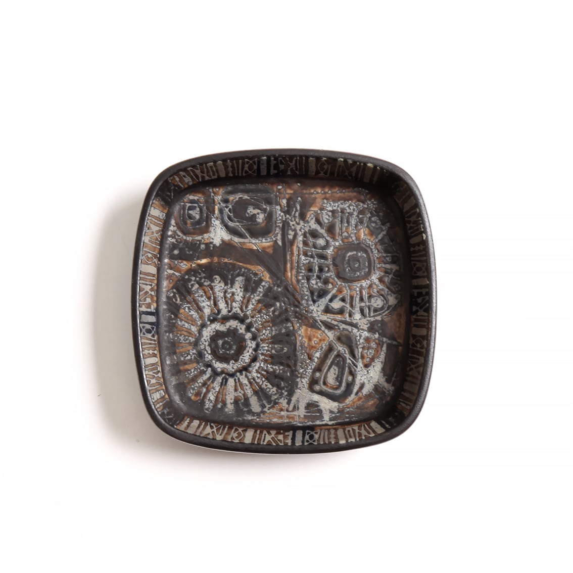 Royal Copenhagen ロイヤル・コペンハーゲン BACA バッカ 110mm角皿