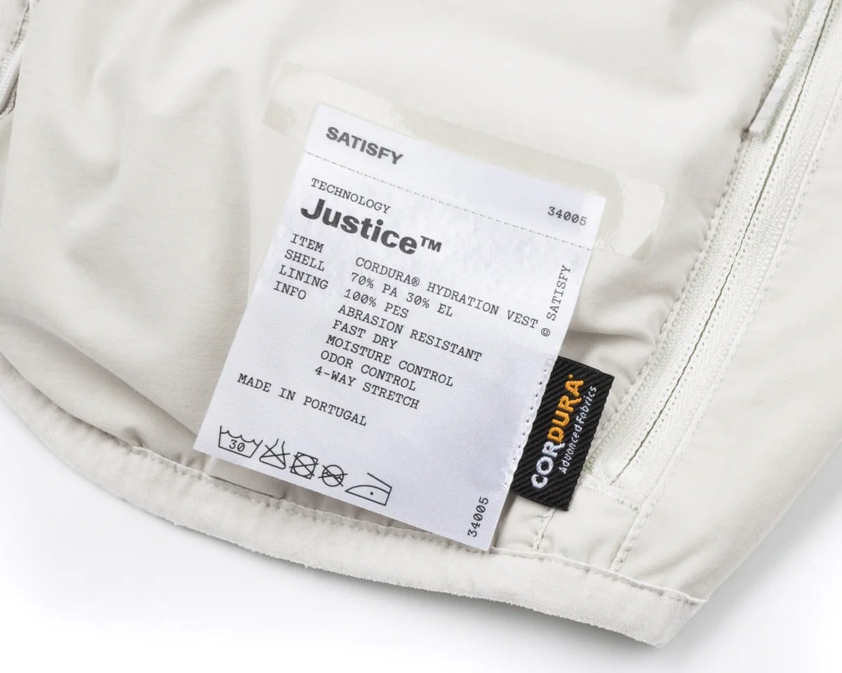 SATISFY (ｻﾃｨｽﾌｧｲ) - Justice Cordura Hydration Vest 5L (ｼﾞｬｽﾃｨｽ