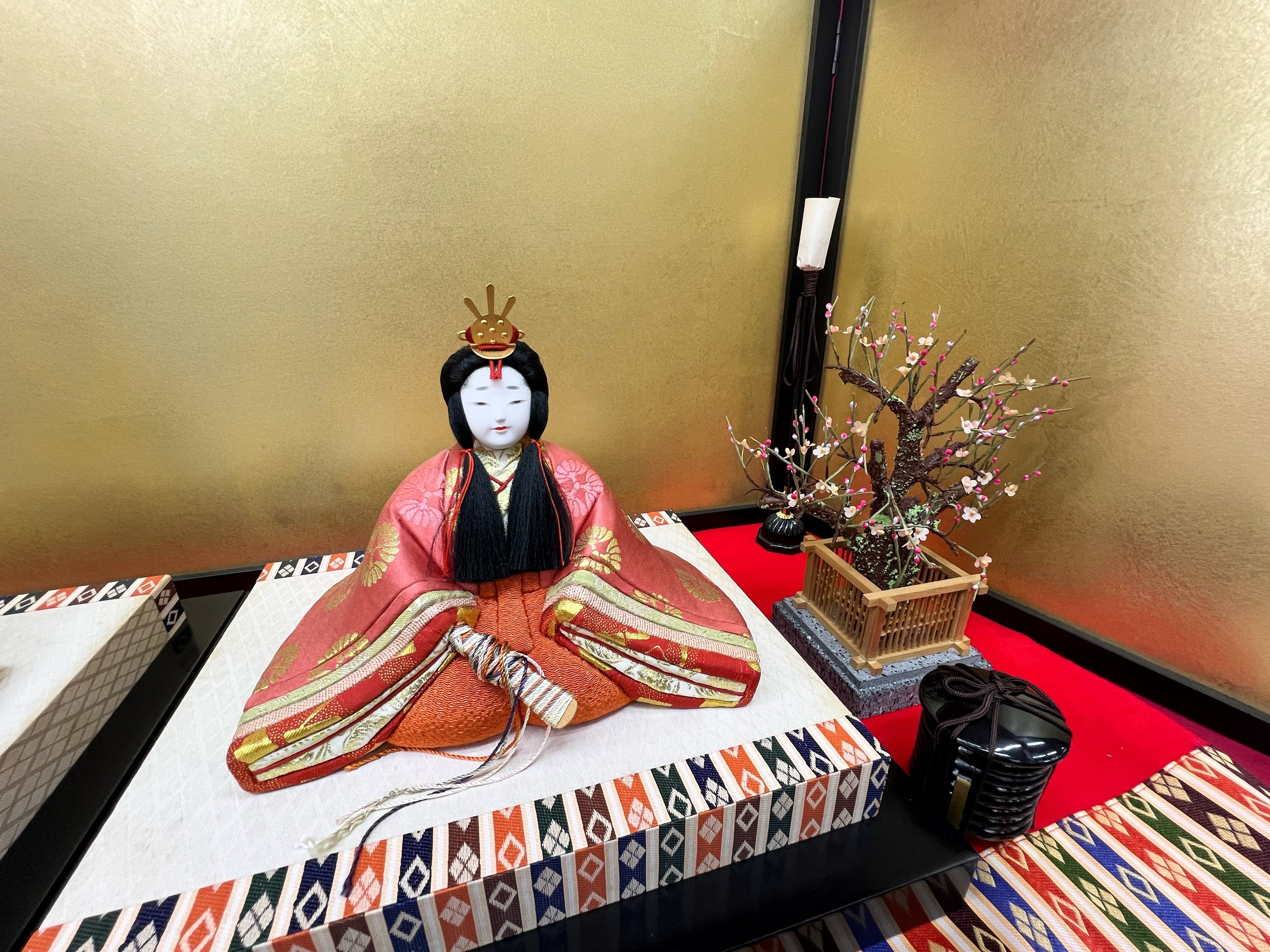 雛人形レンタル】人間国宝 原米洲作-二人飾り | 福本屋坪井商店