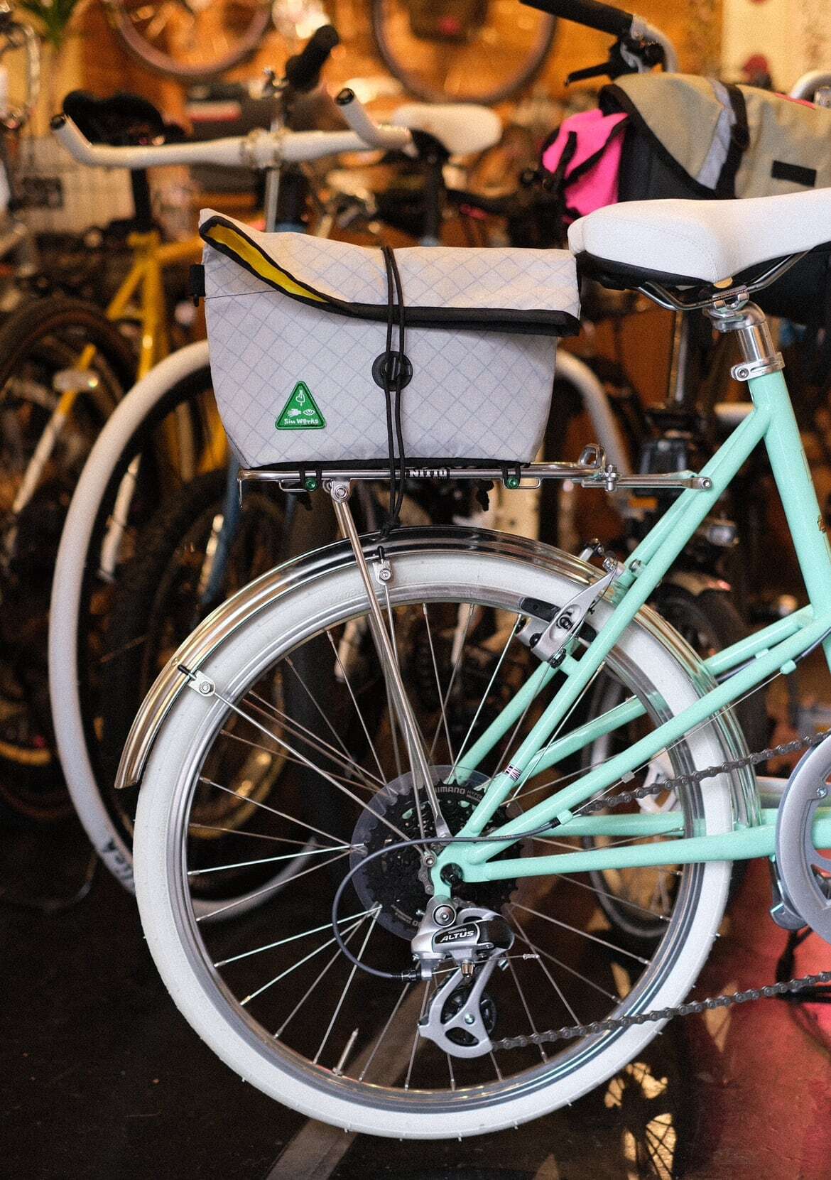 NITTO】 R14 REAR BAG SUPPORTER (SILVER) | Humhumhug Online Shop