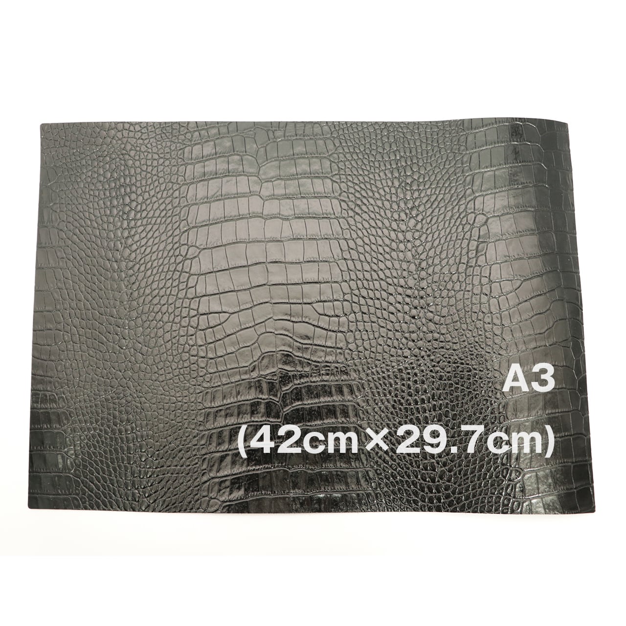 LIPARI / リパリ カット革 A3サイズ イタリア製 クロコ型押し