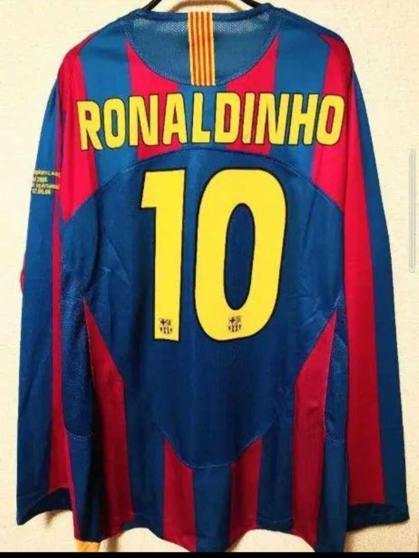 05-06 UEFA CLファイナル バルセロナ ロナウジーニョ ユニフォーム
