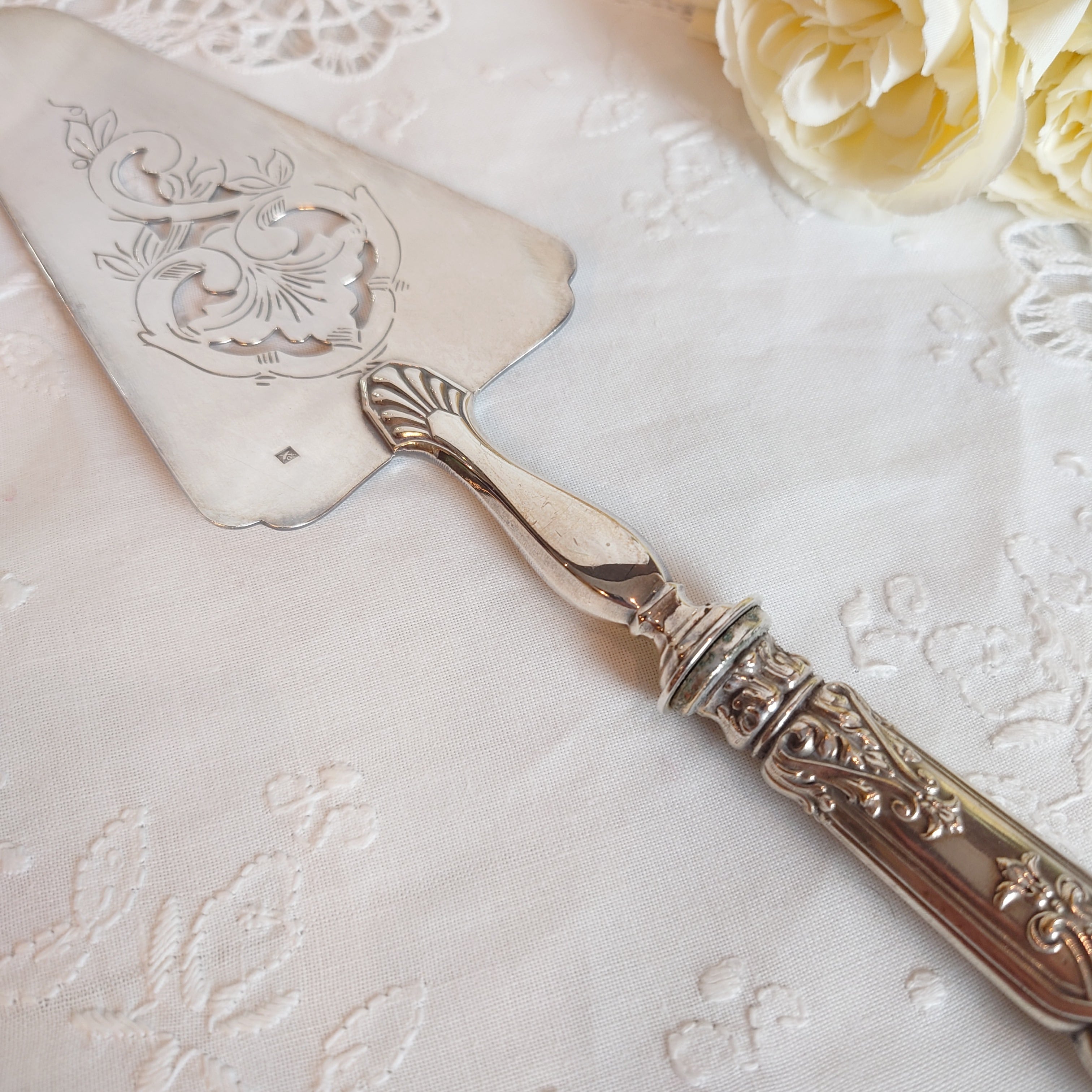 フランス ケーキサーバー アンティークシルバー | アンティーク