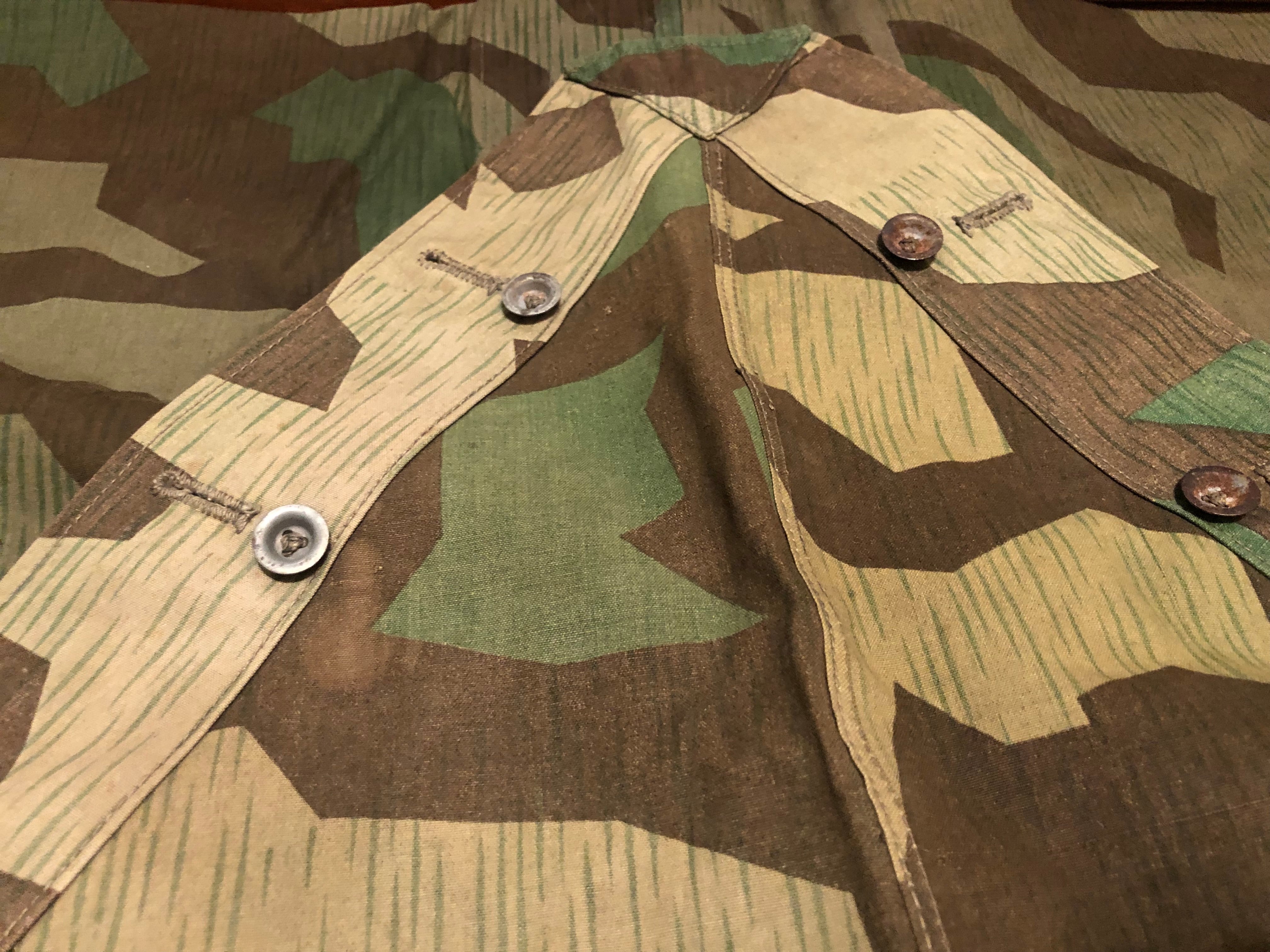 ドイツ軍 スプリンターカモ 第二次世界大戦当時物 オリジナル ツェルト