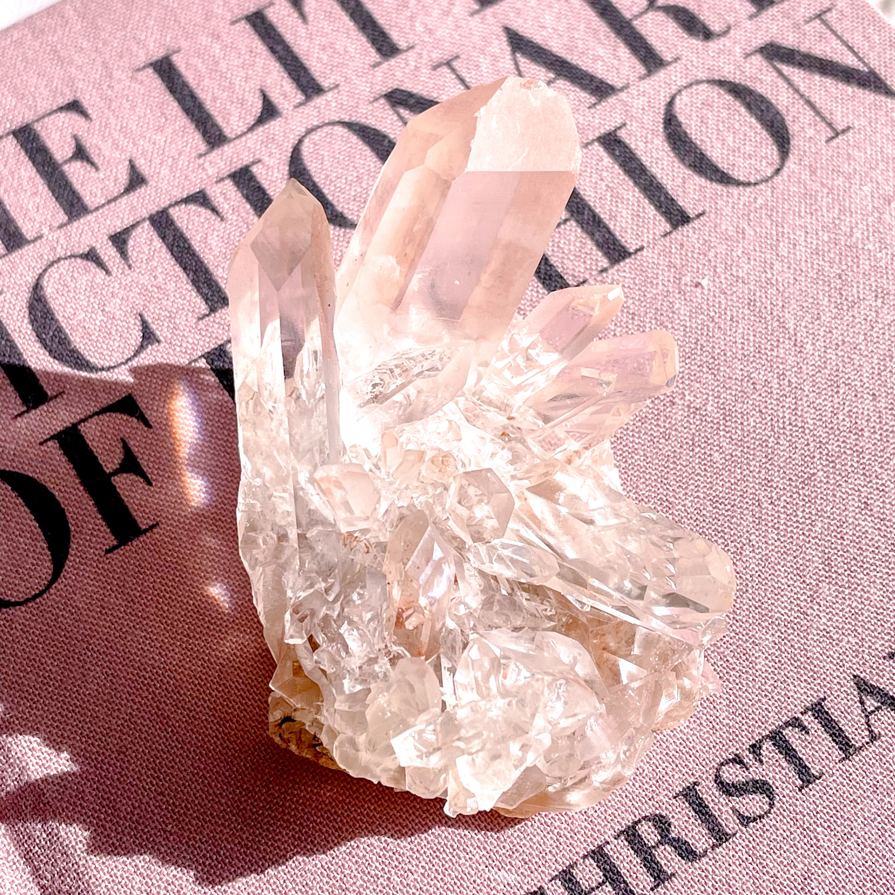 Pink Quartz Cluster 1 ✧ ピンククォーツクラスター | FLUXY - 天然石