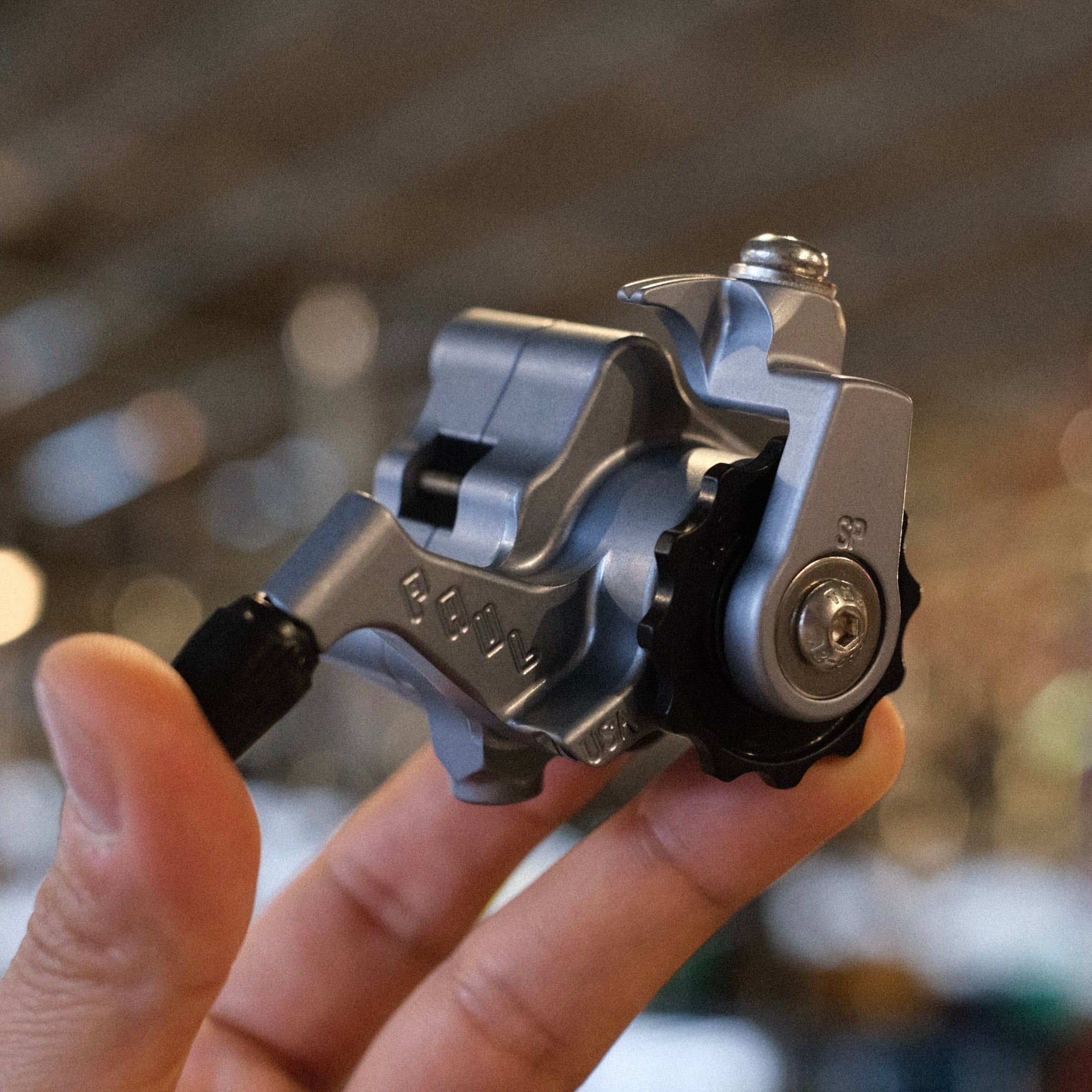 PAUL COMPONENT】KLAMPER FLAT MOUNT DISC CALIPER BRAKE(PEWTER