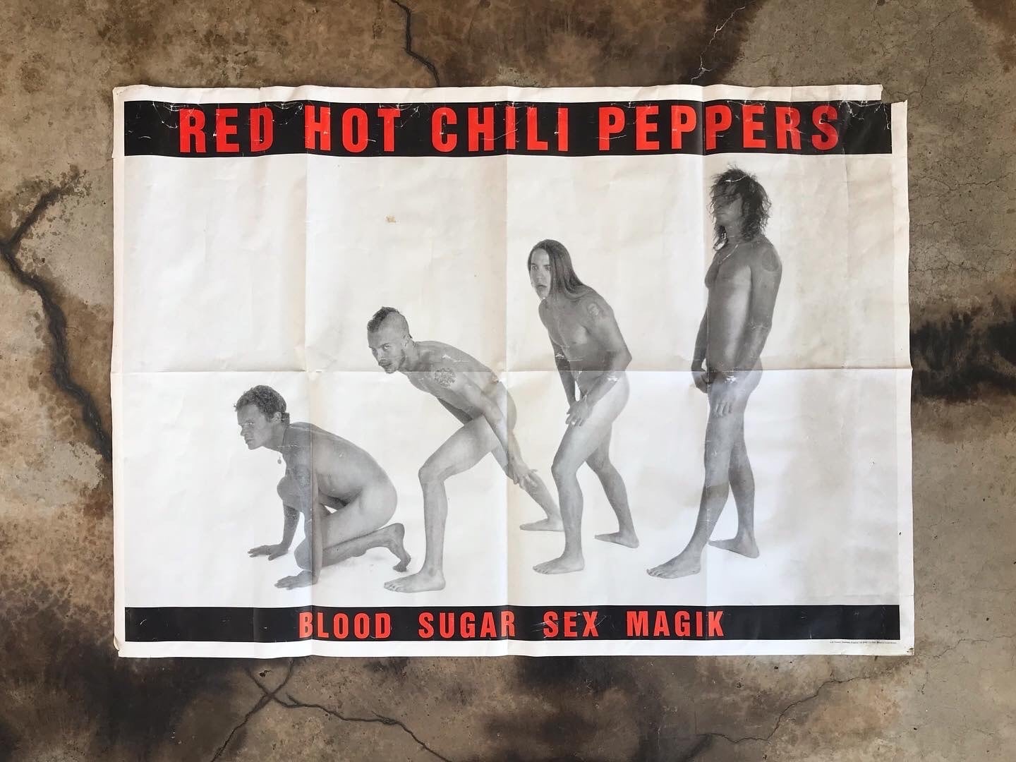 1991/Red Hot Chili Peppers「Blood Suger Sex Magik」ビッグポスター