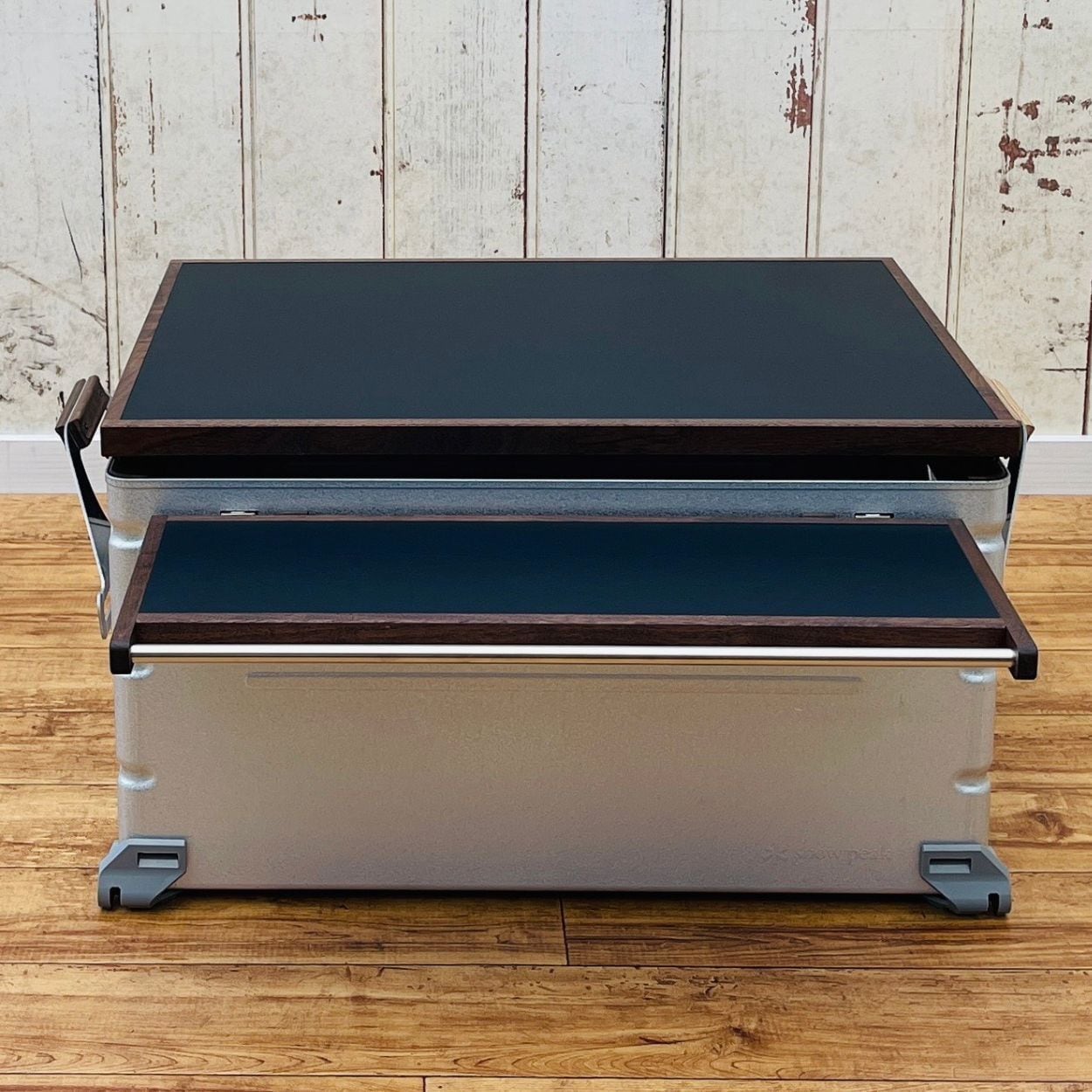 送料無料】スノーピーク シェルフコンテナ50タイプ専用カスタム 3点