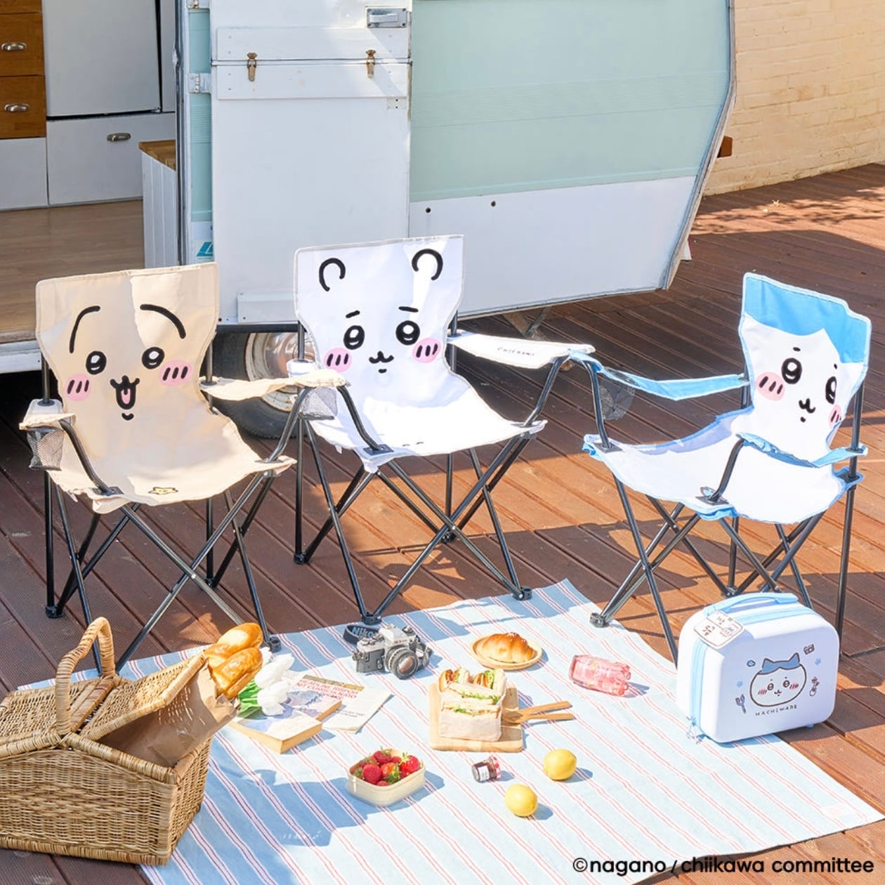 韓国限定】chiikawa portable chair 5types / ちいかわ ポータブル
