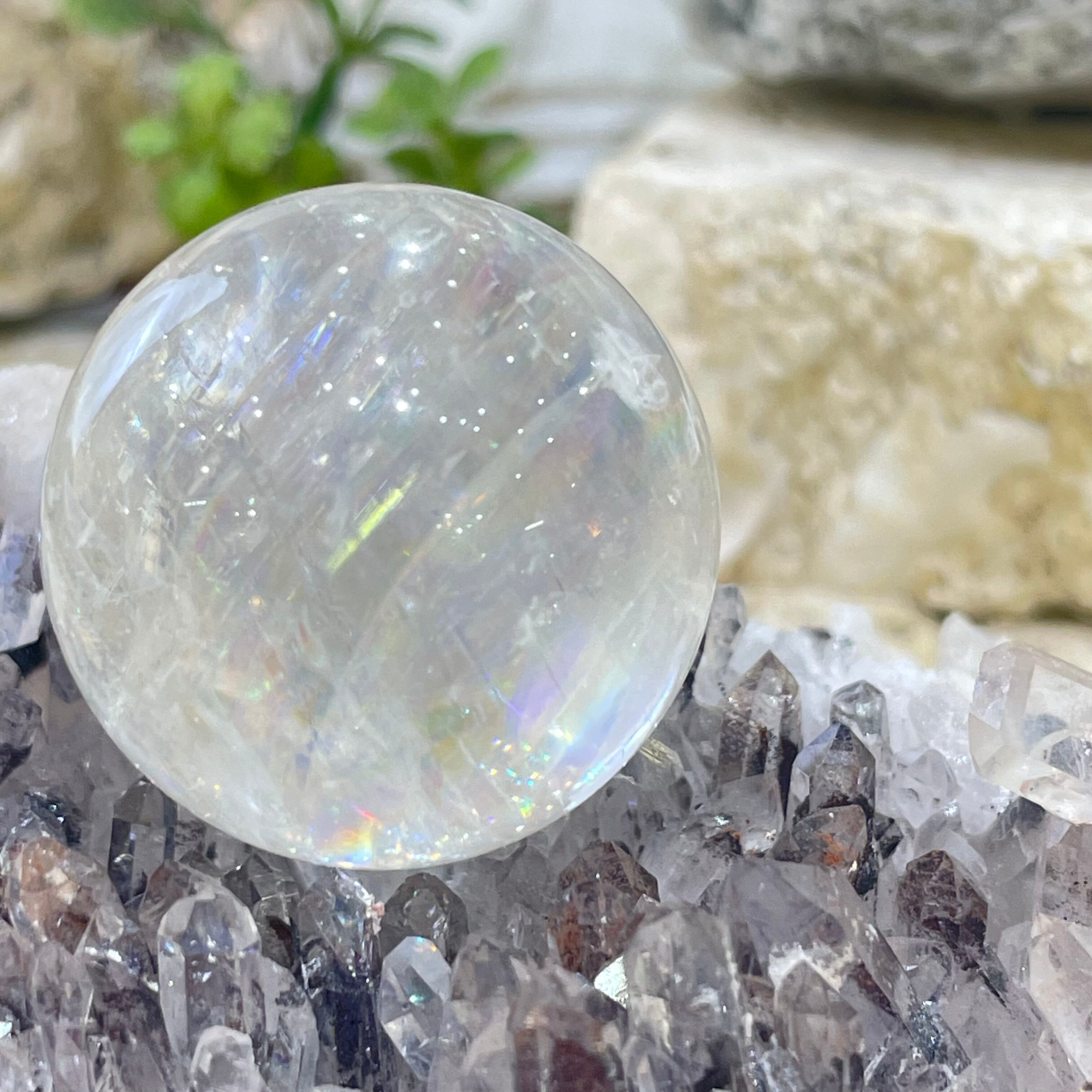 レインボーカルサイト丸玉（A） | 石の魔法