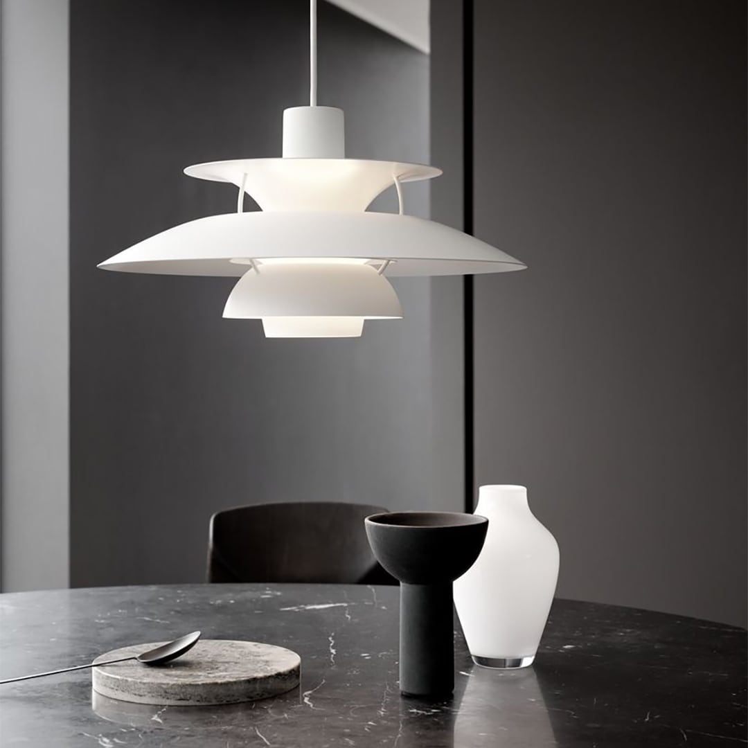PH5 モノクローム・ホワイト ペンダントライト［ ルイスポールセン