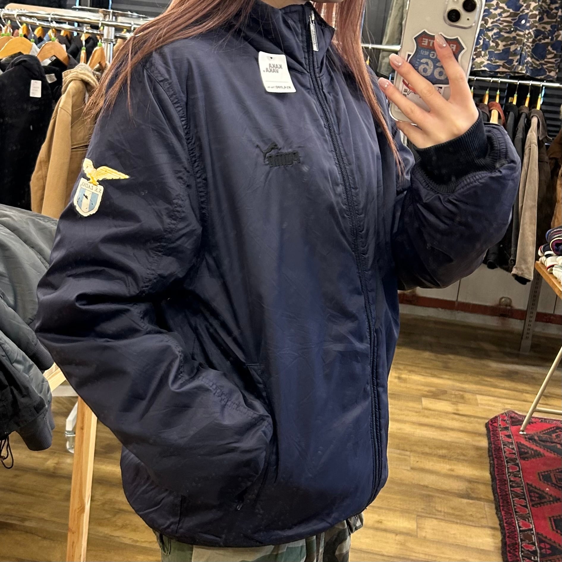 ラツィオ/LAZIO】サッカーナイロンジャケット | 古着屋KAKAVAKA