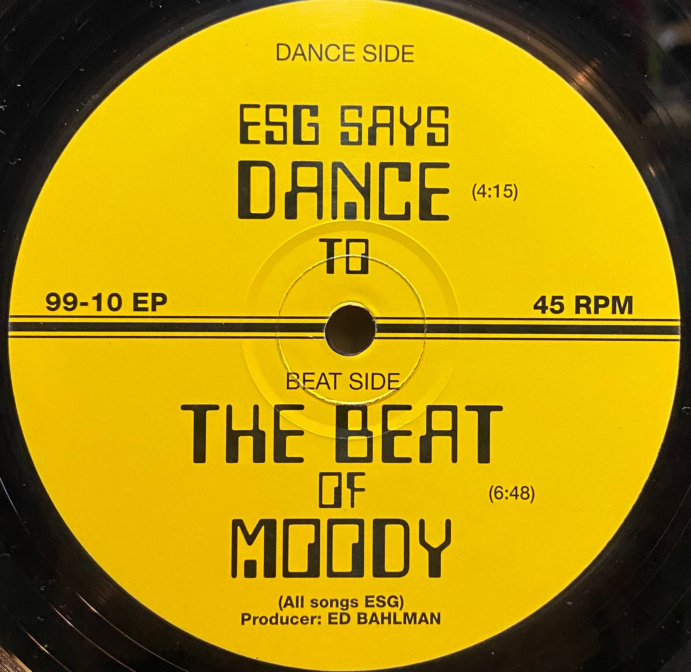 ESG – ESG Says Dance To The Beat Of Moody | うなレコ 中古レコード