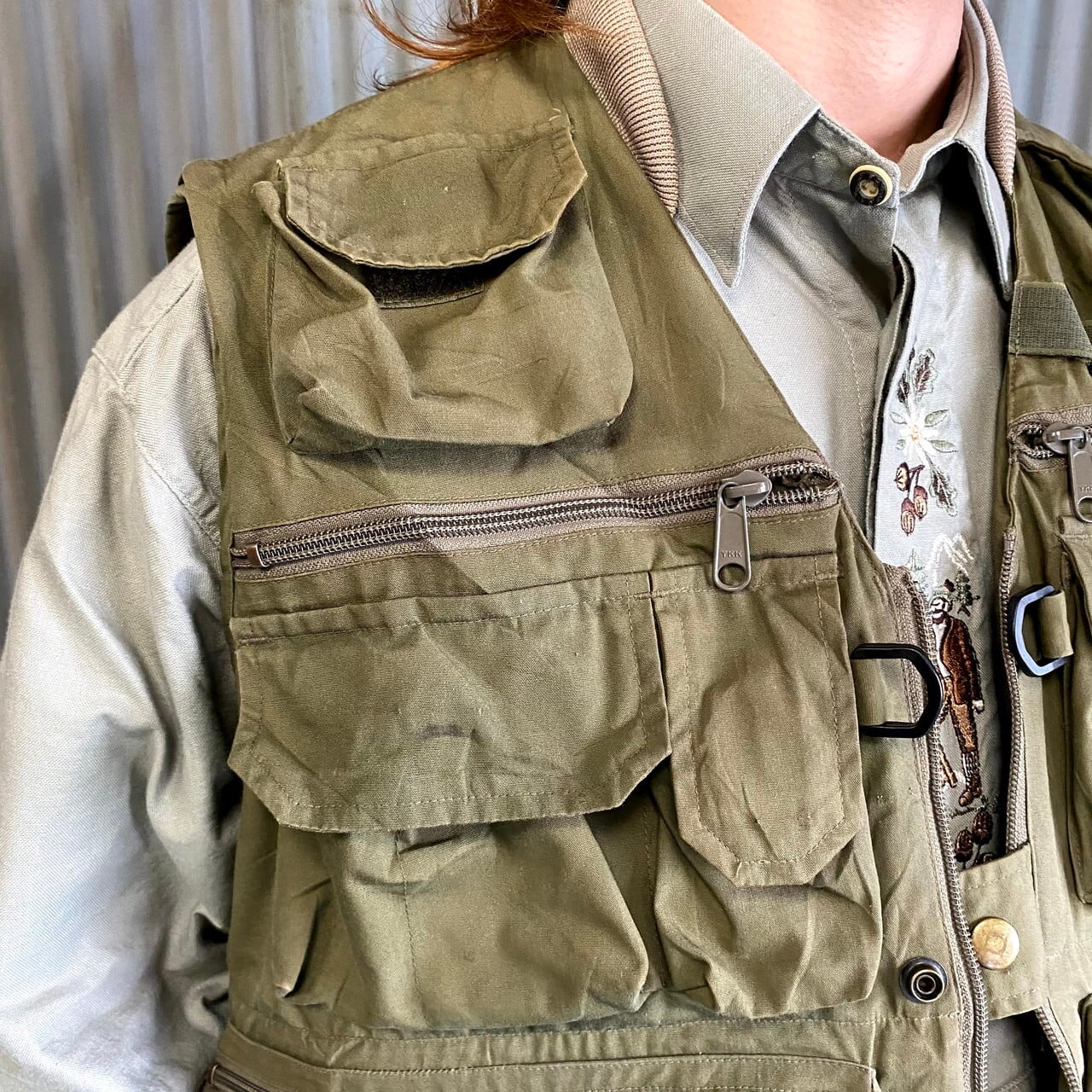 90年代 ORVIS オービス 多ポケット ショート丈 フィッシングベスト