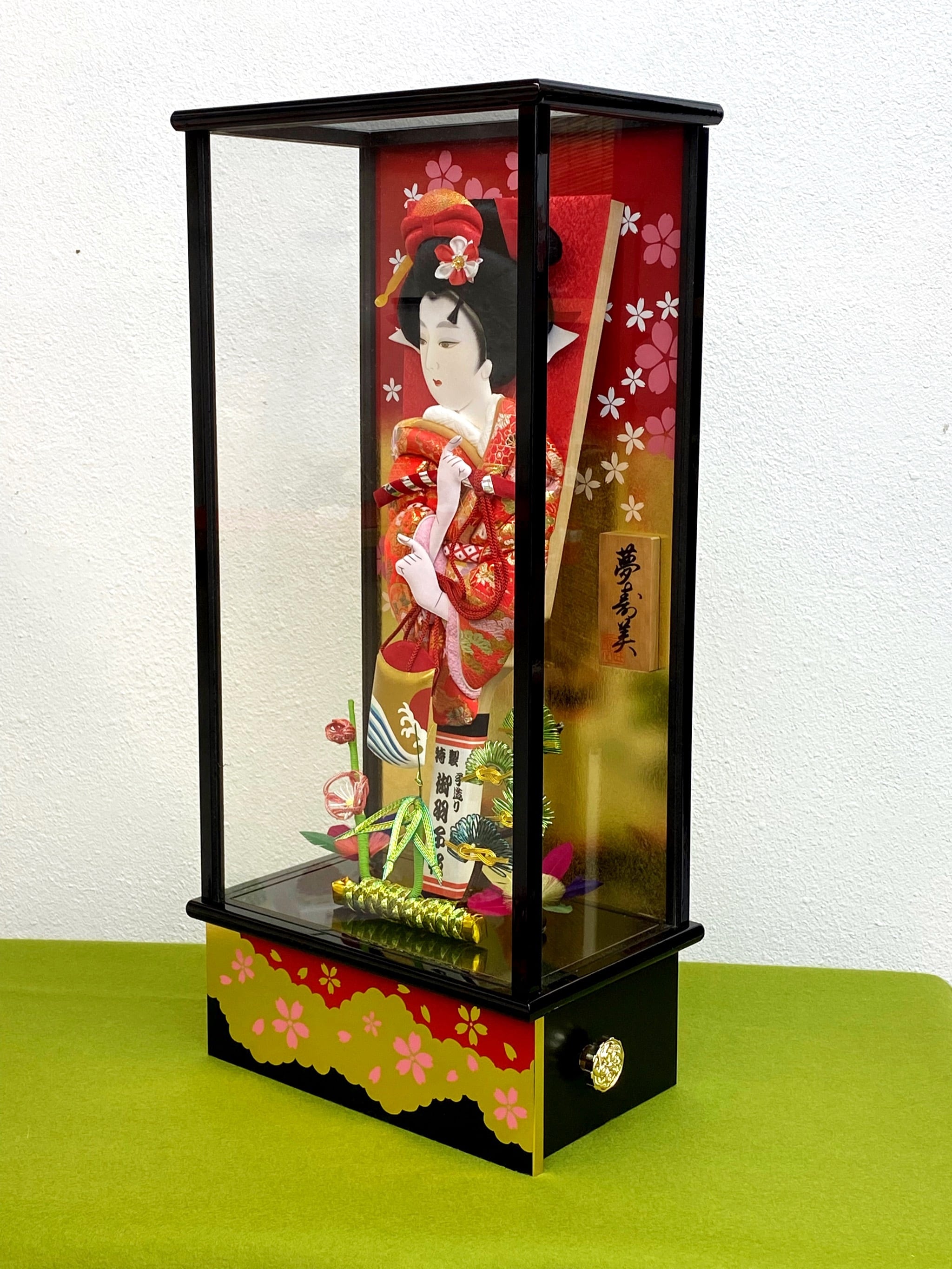 お買い得品】15号 羽子板ガラスケース入り 汐汲 夢寿美 | 山本人形本店