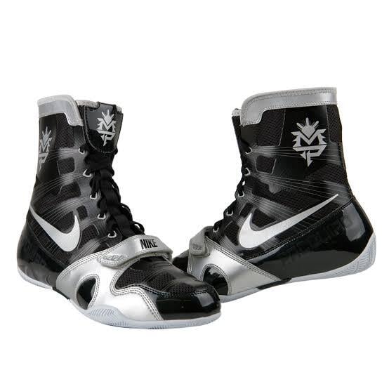 NIKE(ナイキ) ボクシングシューズ ハイパーKO/ブラック×シルバーMP