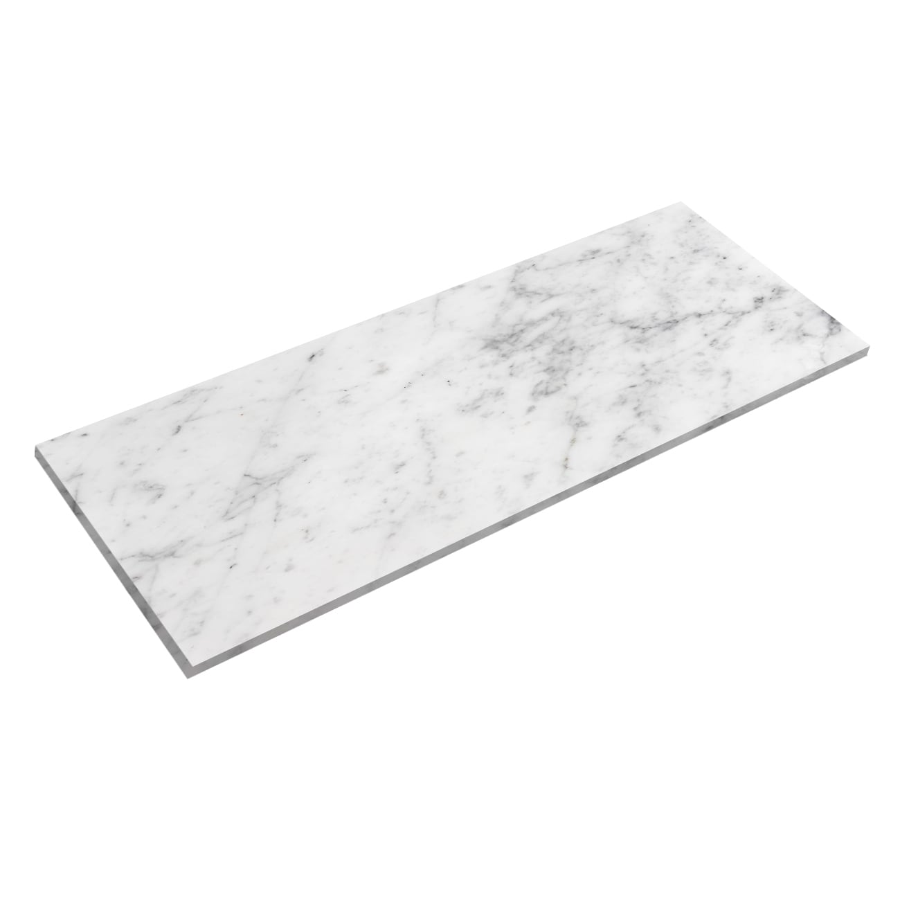 天然大理石オーダー天板 ビアンコカラーラ（ホワイト） W1200 D600 T20