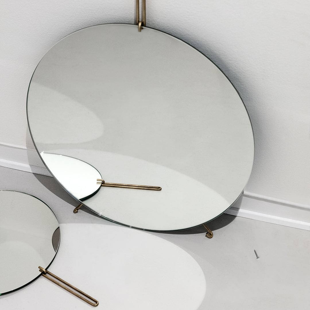 ウォール ミラー Φ50cm［ムーベ］ | REAL Style online shop