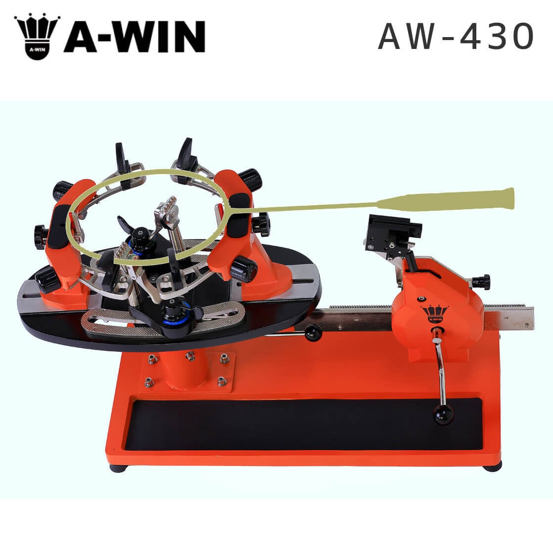 A-WIN AW-430 ハンドル式ガット張り機 バドミントン・テニス兼用
