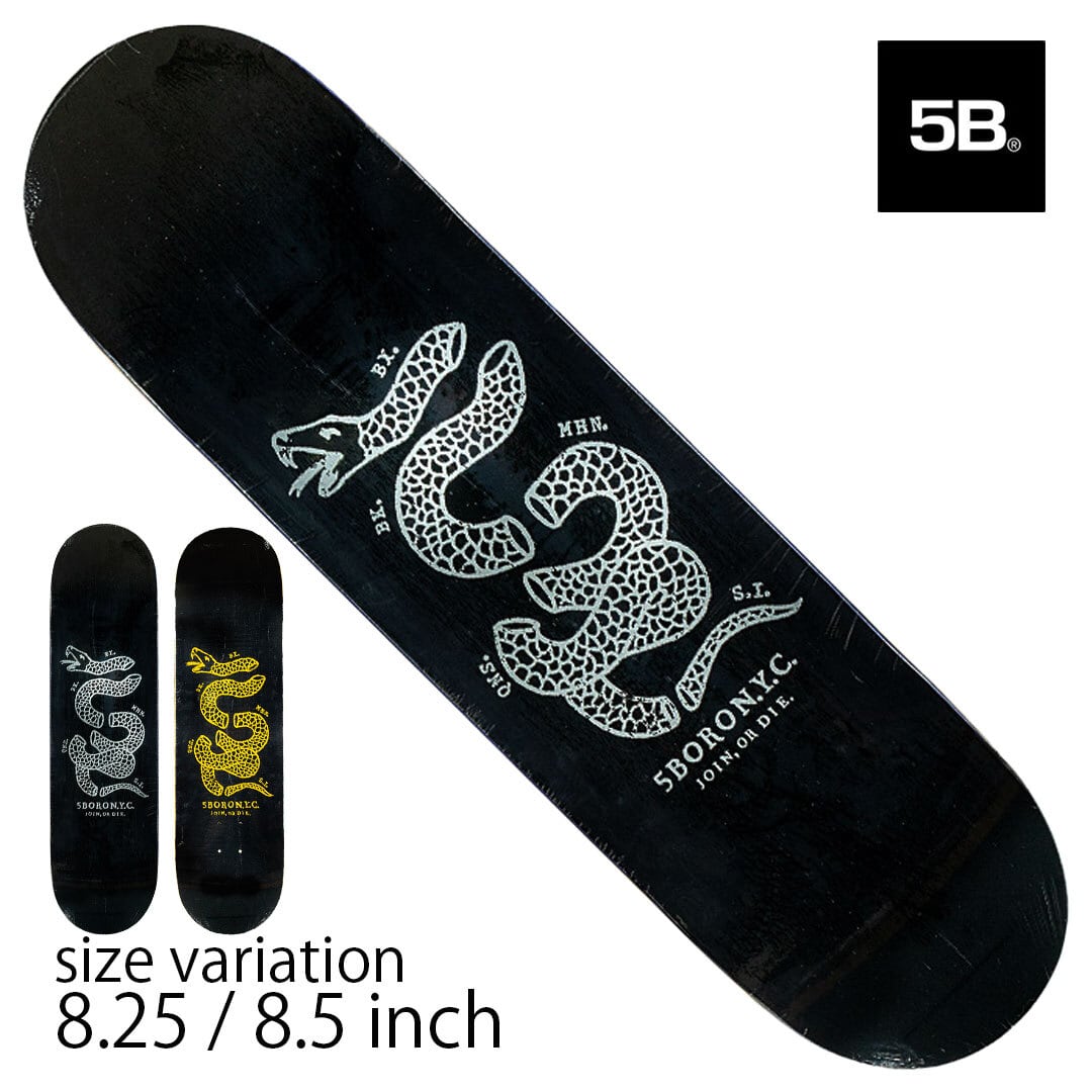 5BORO NYC STEVE BOLZ JOIN OR DIE 8.25 8.5 ファイブボロ