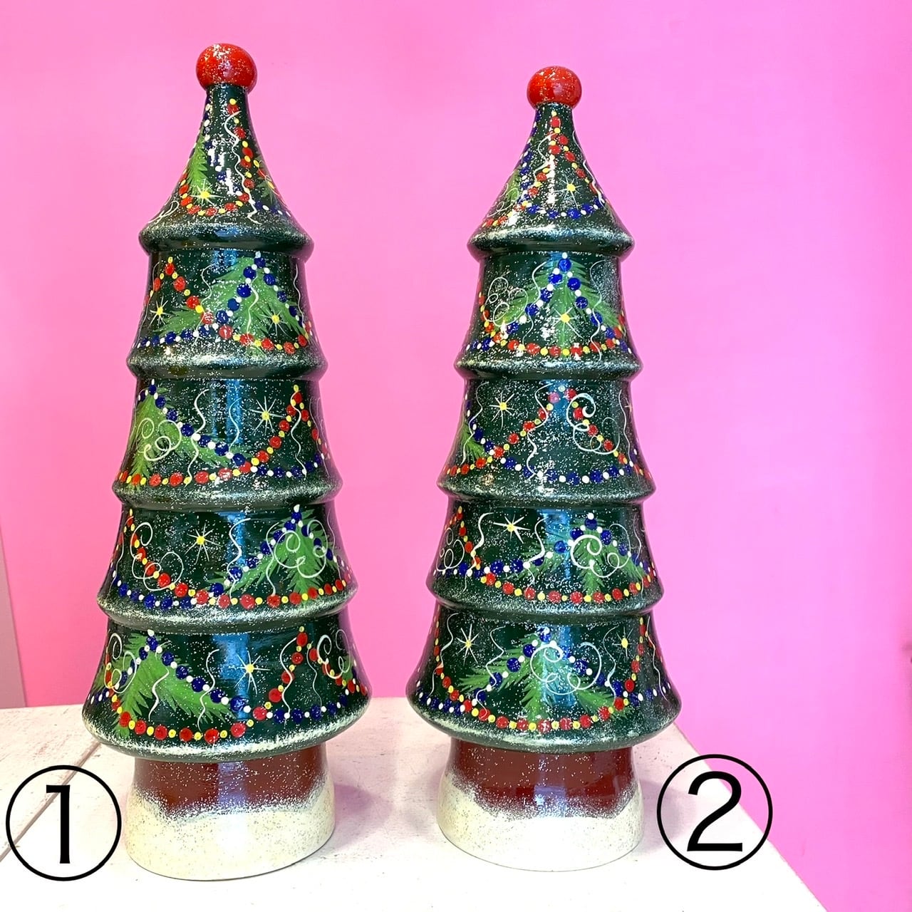 ロシア クリスマスツリー BOX ボックス ホフロマ製 | クルブニーカ