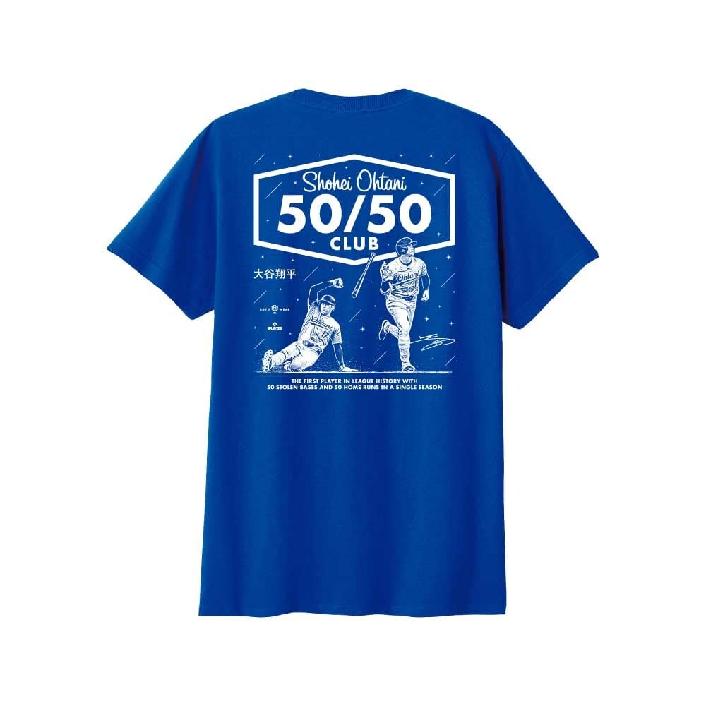 MLB公式 正規品 大谷翔平 50-50CLUBメンズ 半袖Tシャツ Lサイズ MLB