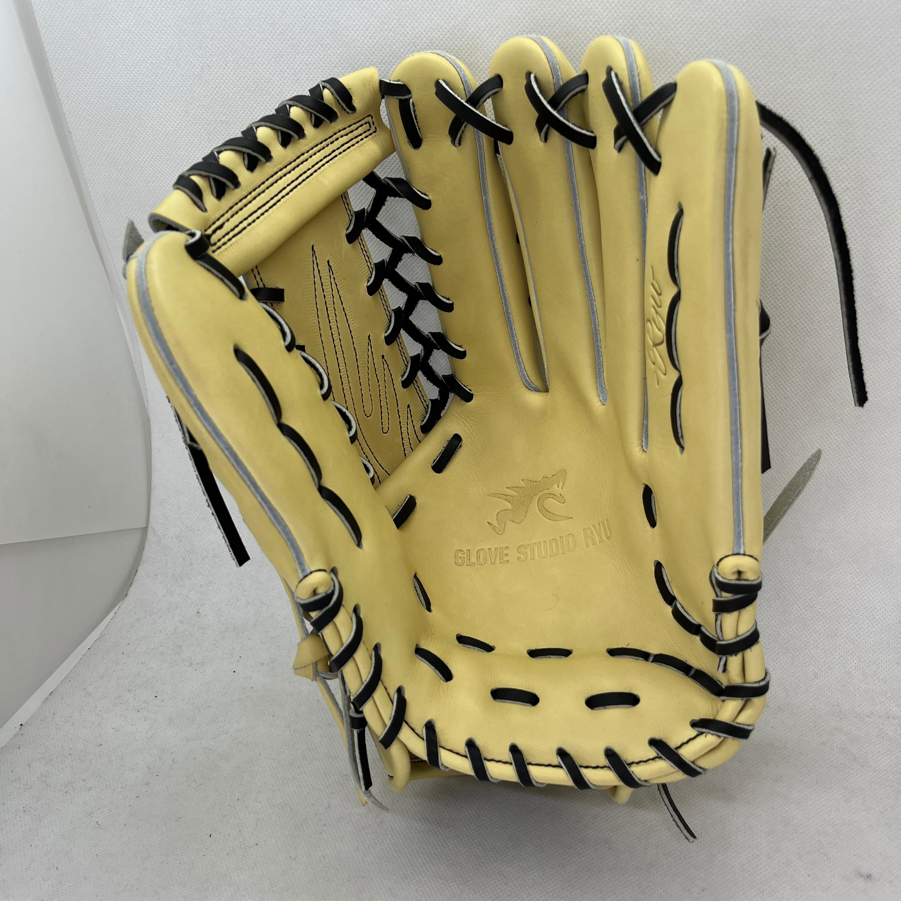 RYU 硬式外野手用 701型 キャメルXブラック紐 右投げ【型付け、送料