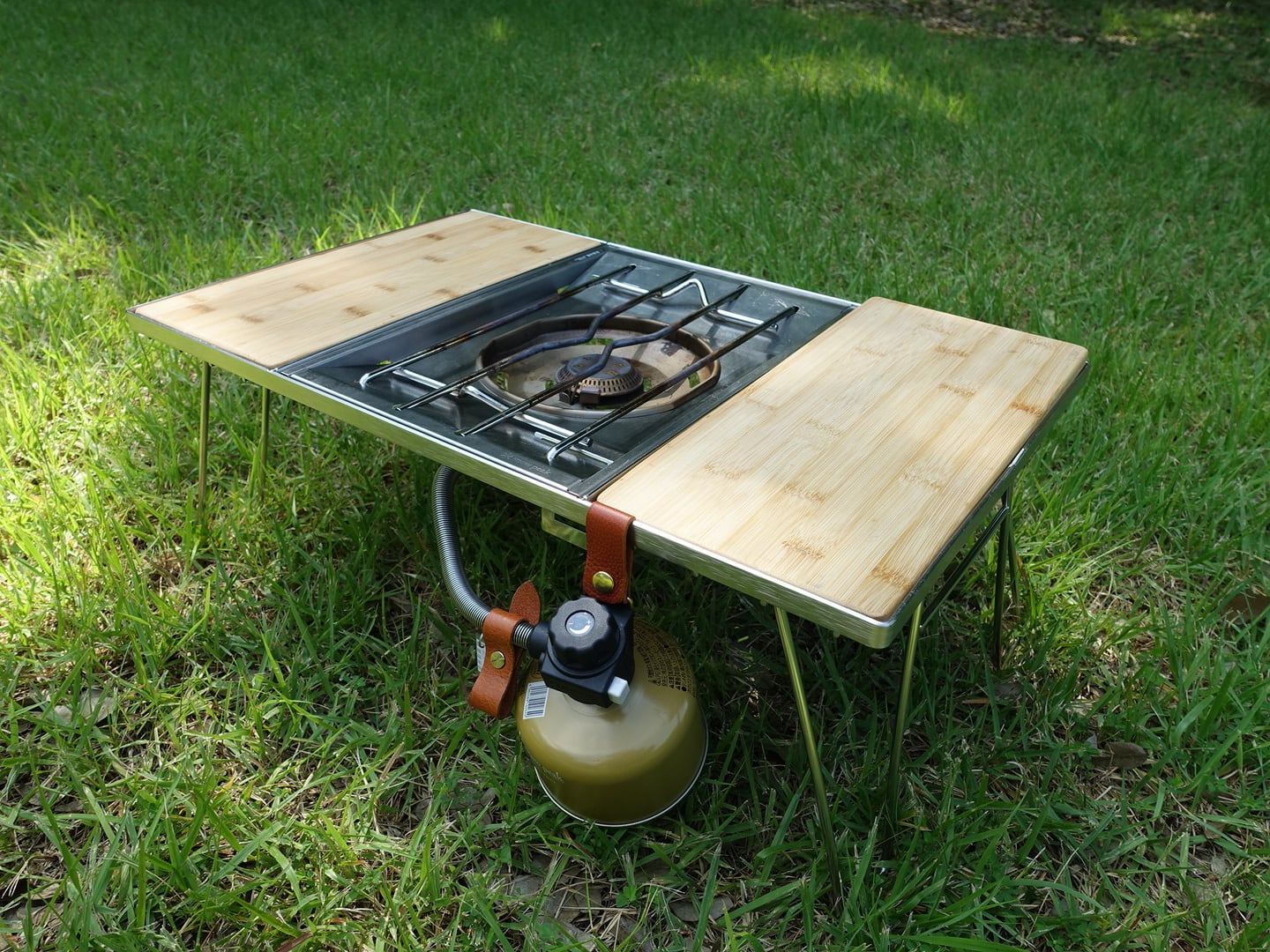 SnowPeak フラットバーナー専用》器具栓レザーホルダー | anbow