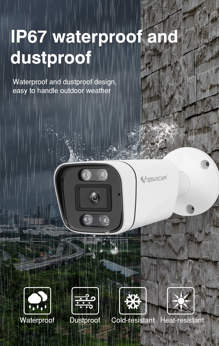 POE防犯カメラ4台セット ONVIF対応 400万画素2688*1520P 屋外IP67防水