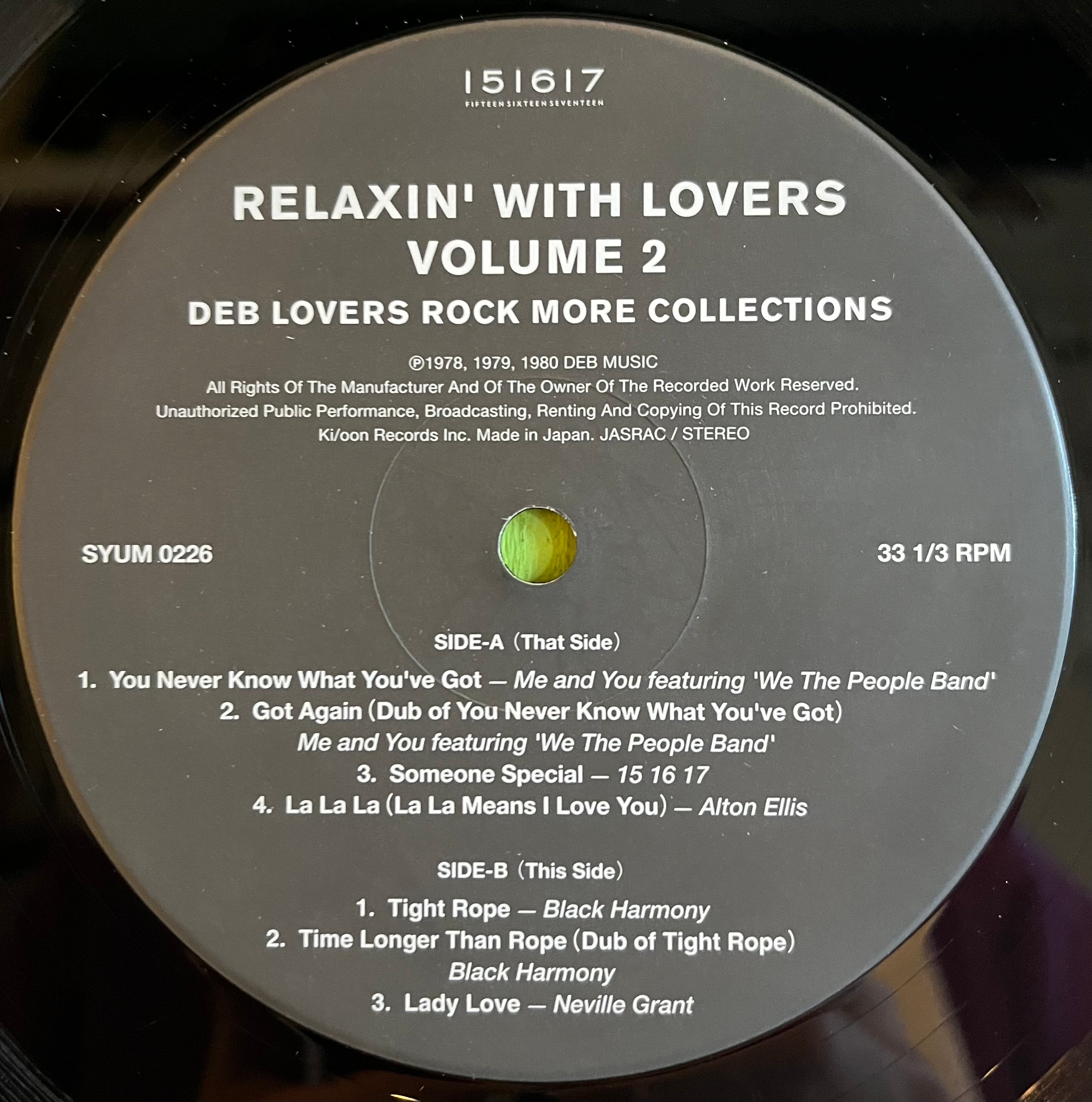 V.A. – Relaxin' With Lovers Volume 2 - DEB Lovers Rock More