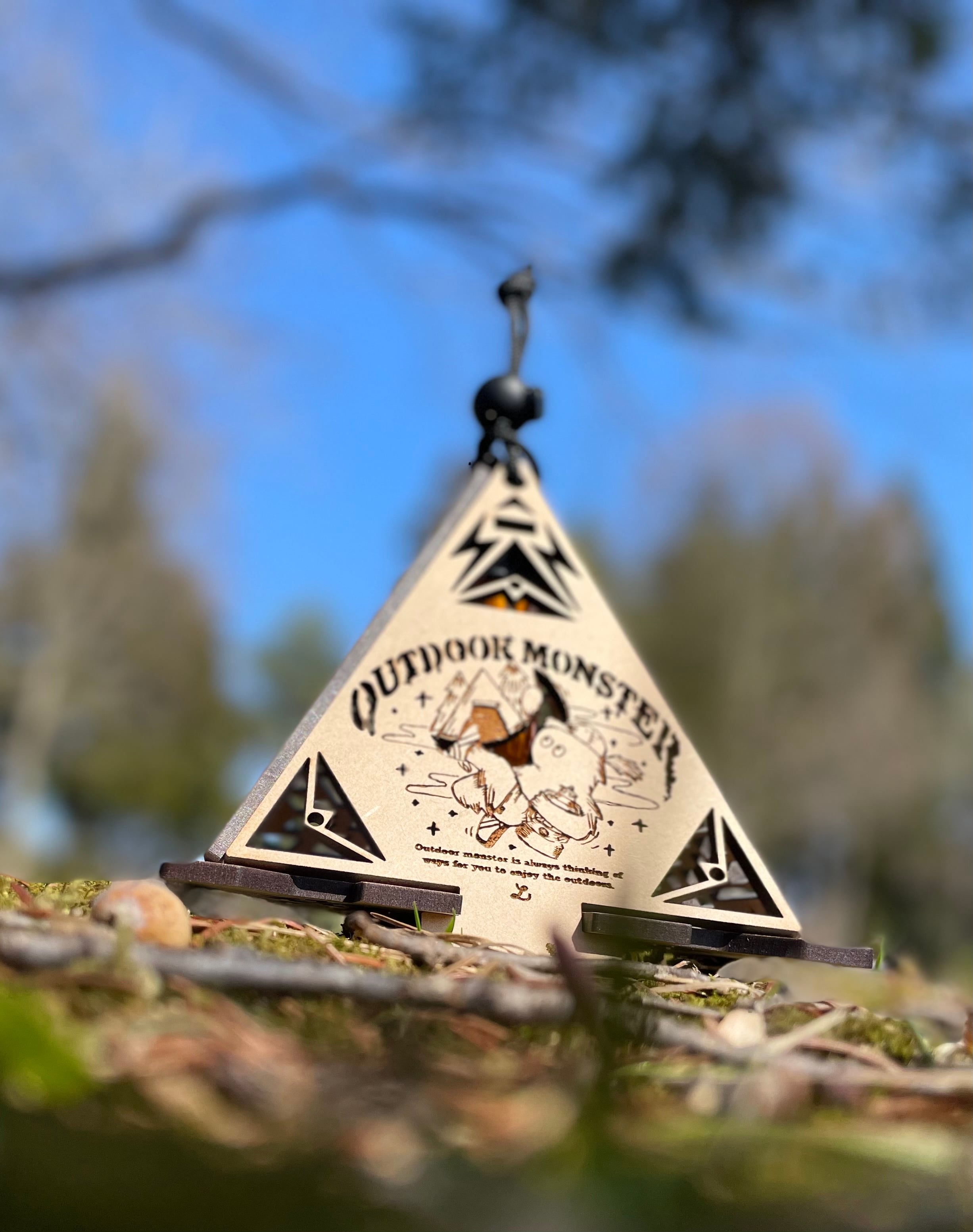 アウトドアモンスター outdoormonster ピラミッド型ランタンシェード