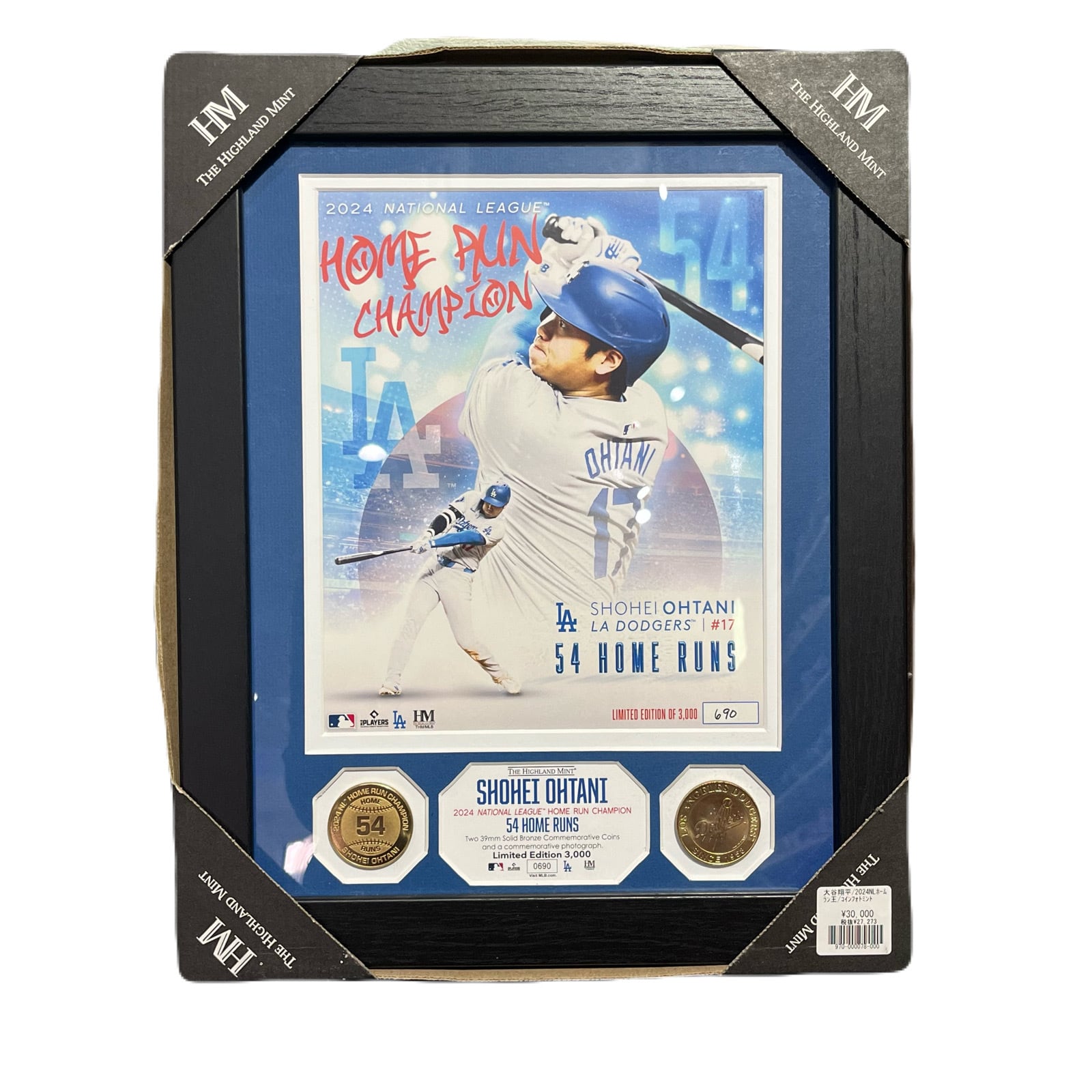 大谷翔平 2024 50/50達成記念グッズ ダブルコインフォトミント