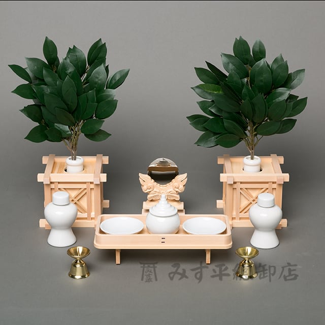 榊枠・神具セット（上） 棚板2尺5寸用 | みす平總卸店