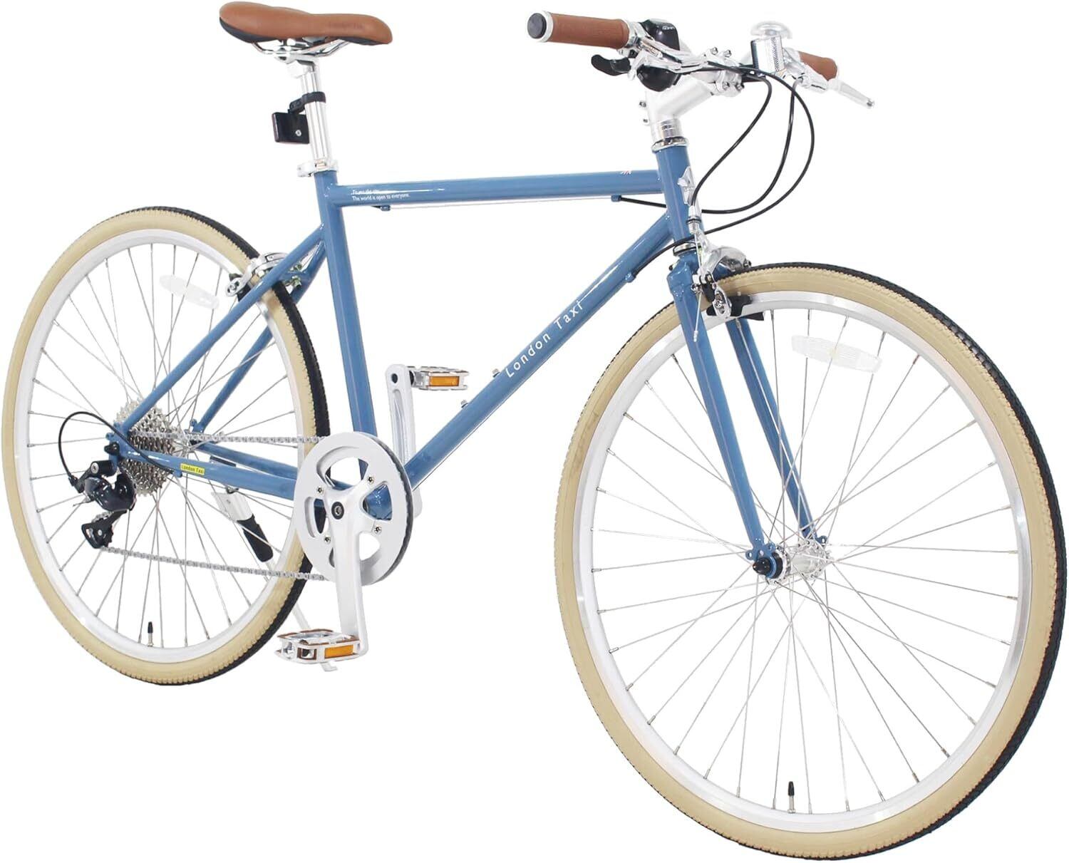 クロスバイク 26インチ クロモリ シマノ製 9段変速 スタンド付き