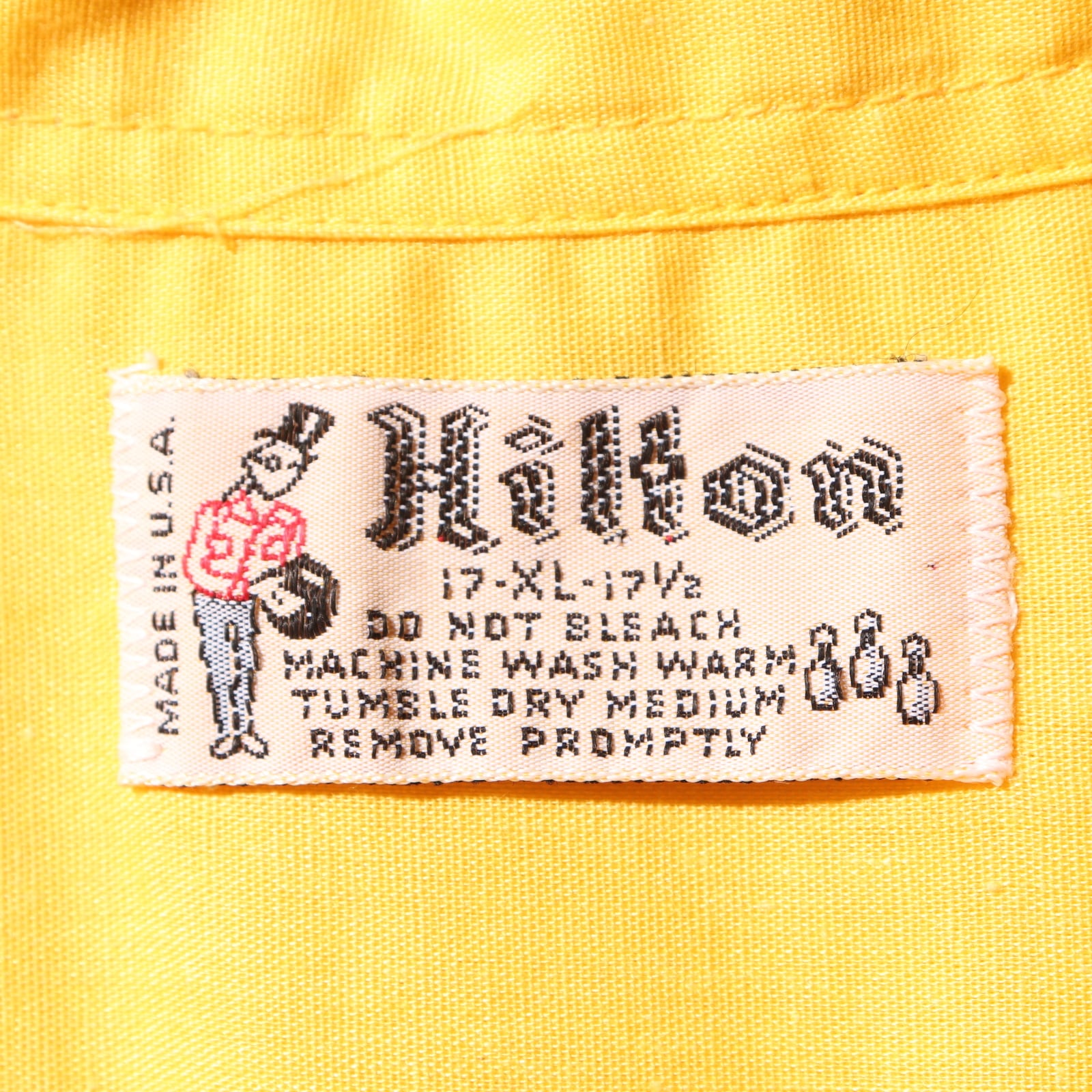 極美品 XL 50s Hilton ボウリングシャツ チェーンステッチ ヒルトン