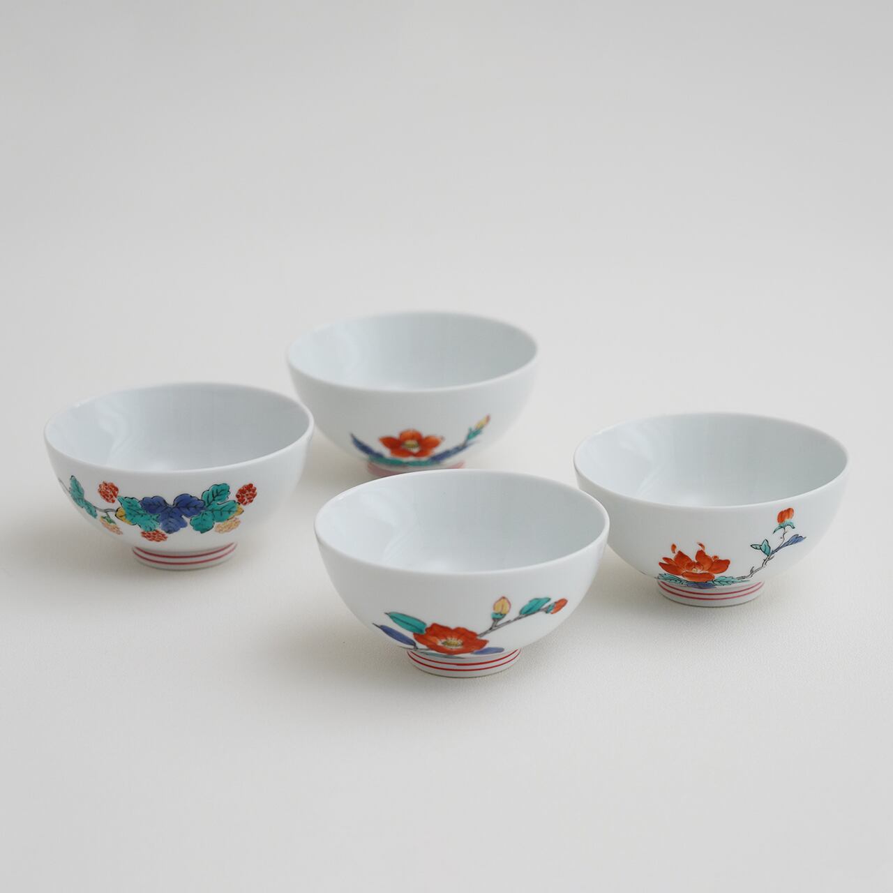 絵変わり飯碗（1個） | 肥前赤絵窯元 鷹巣