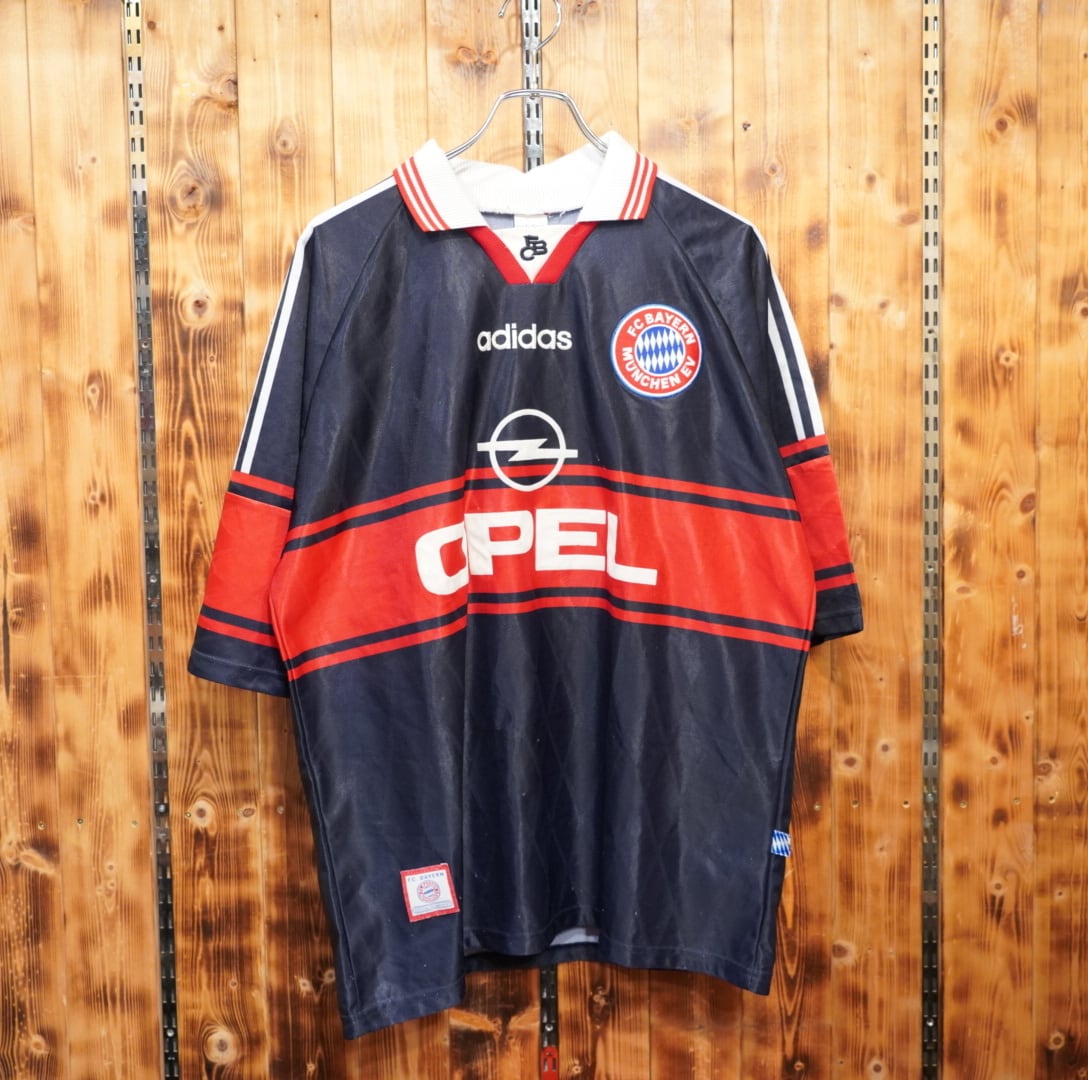90s adidas ゲームシャツ fc bayern munchen ev opel バイエルン